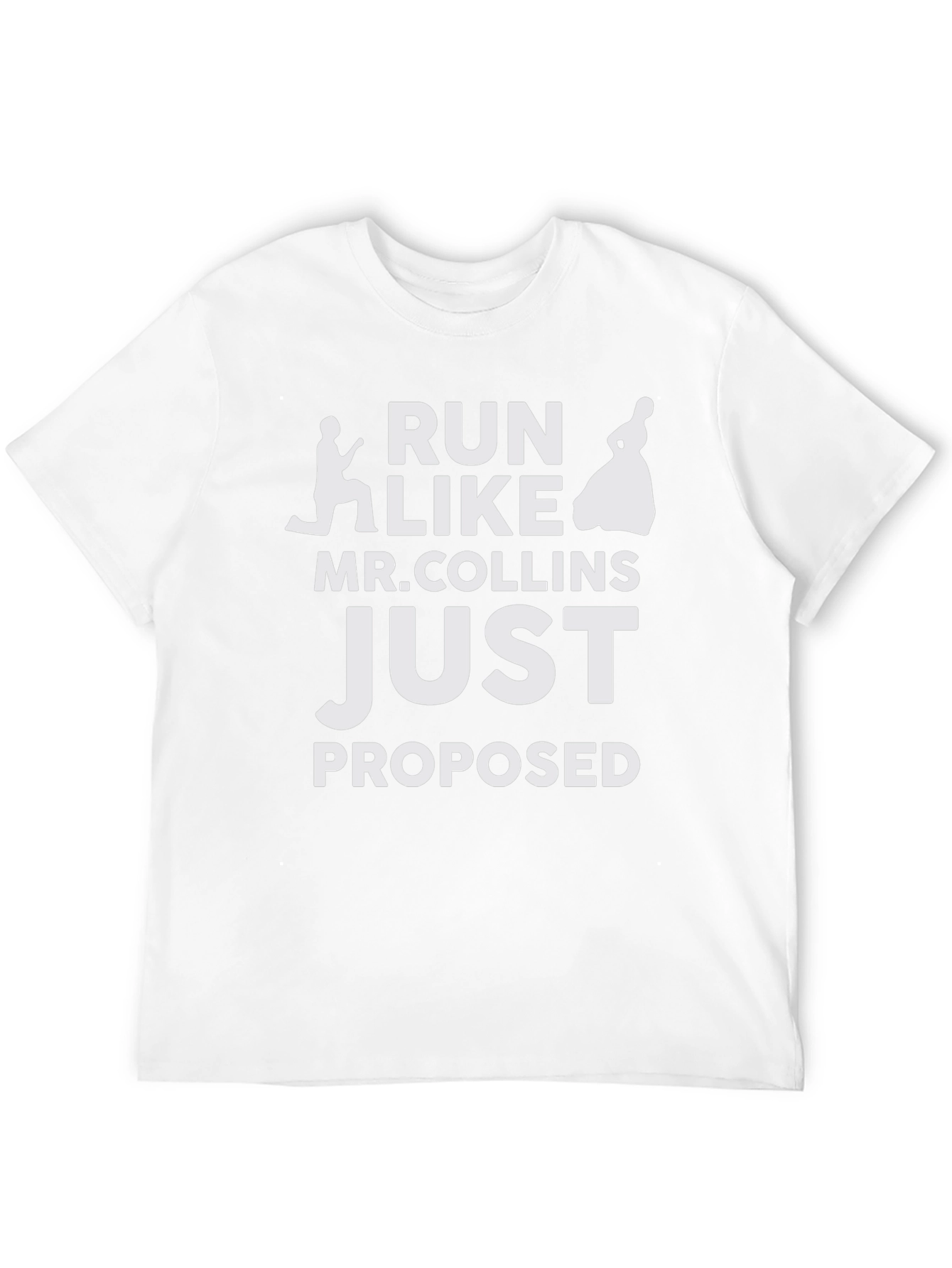 Black Run Like Mr. Collins T-Shirt - Pride and Prejudice view 12