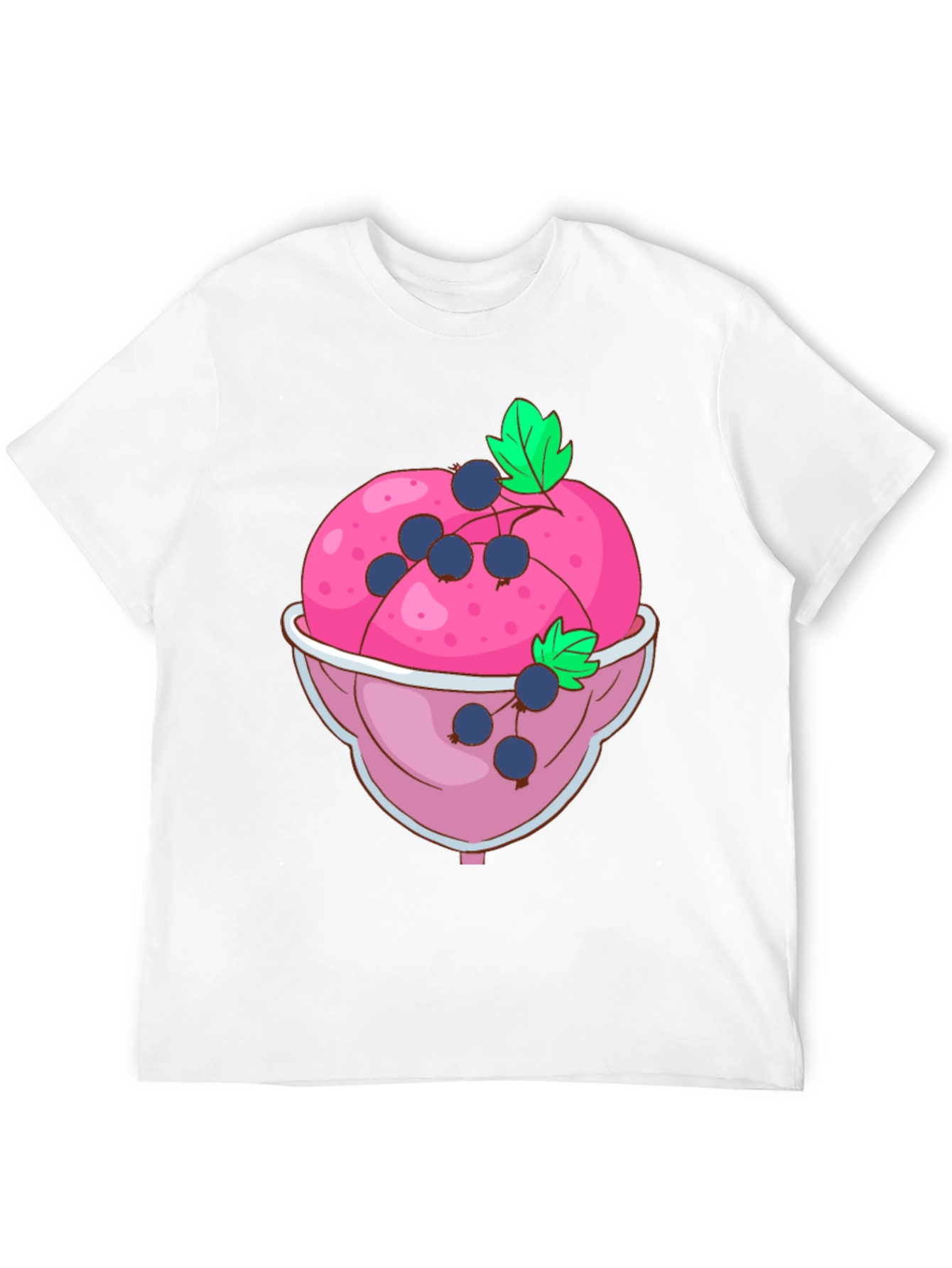 Black Ice Cream Bowl Graphic Tee view 12