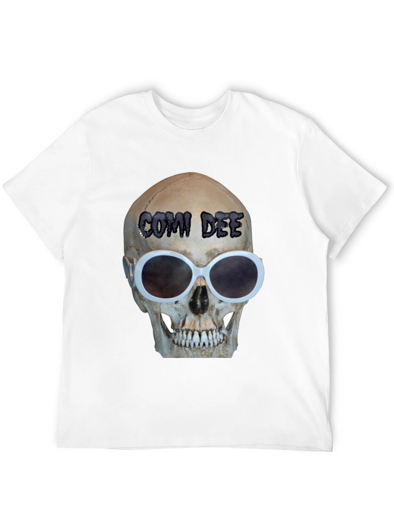 Black Skull Sunglasses T-Shirt - Comi Dee view 12