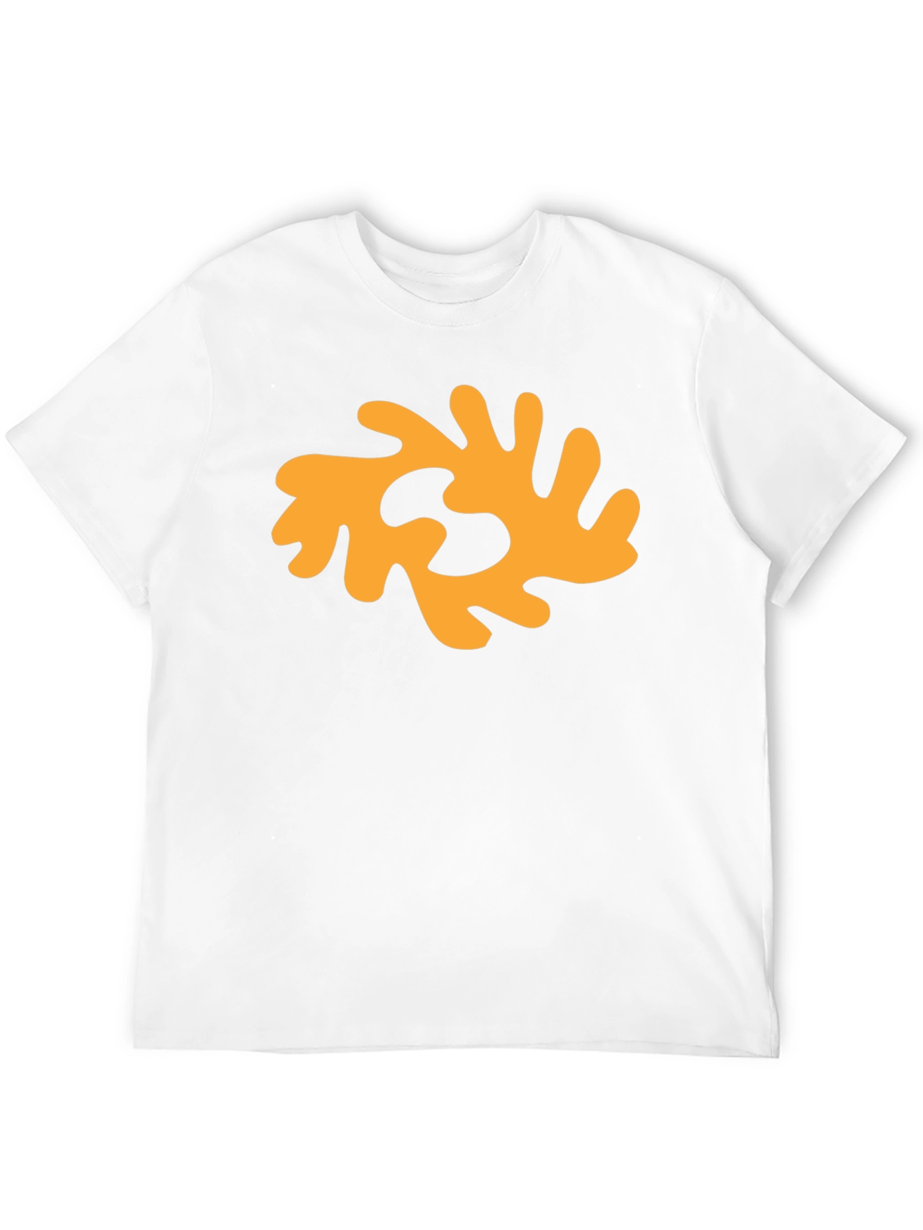 Black Abstract Graphic Tee - Stylish Black Cotton T-Shirt view 12