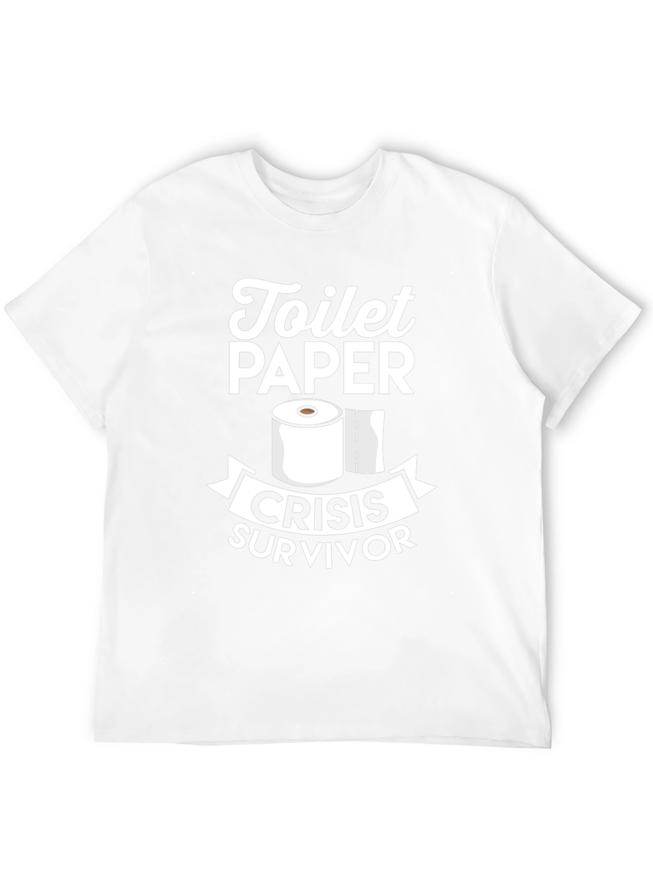 Black Toilet Paper Crisis Survivor T-Shirt view 12
