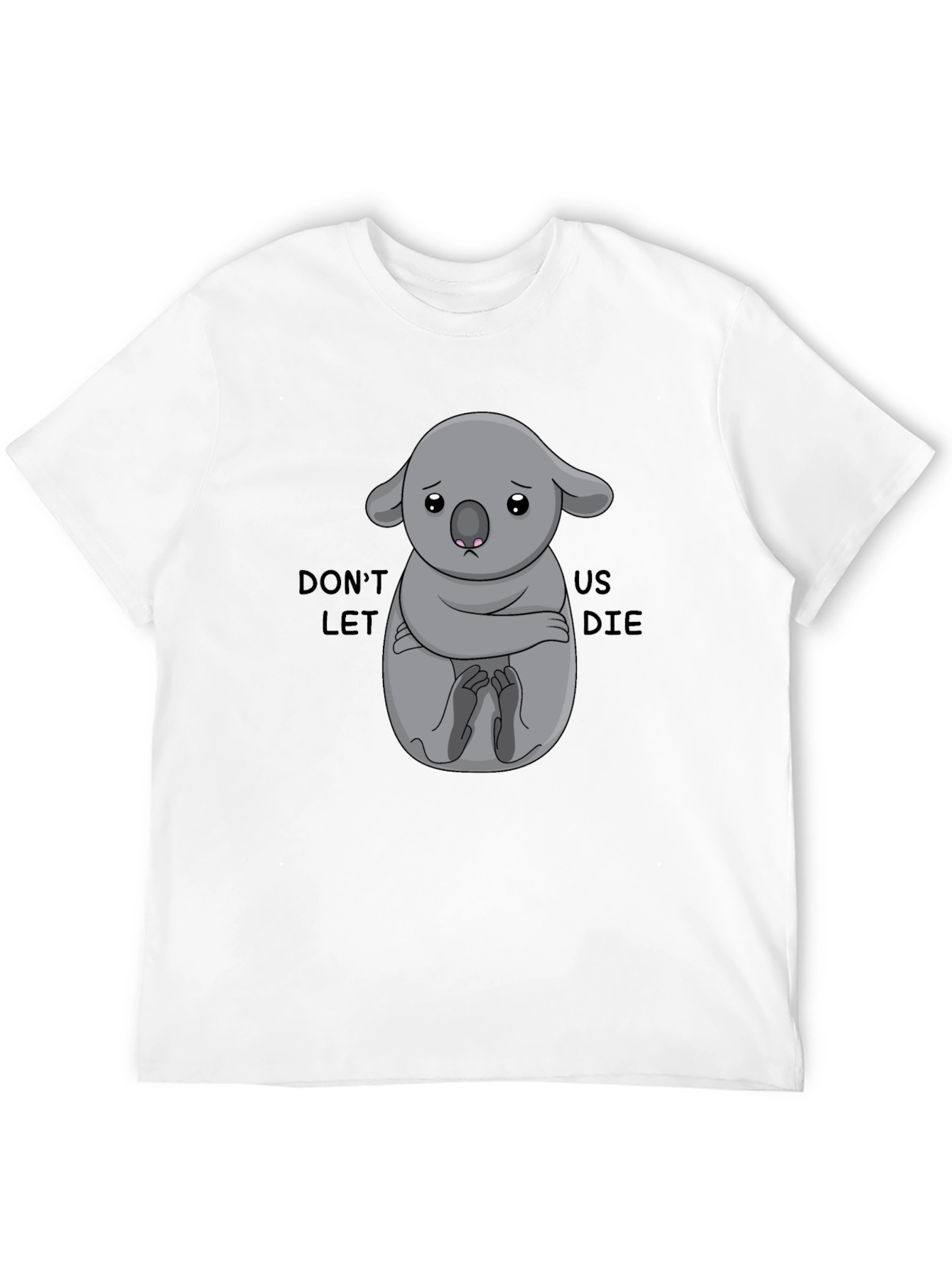 Black Save the Koalas T-Shirt - Black view 12