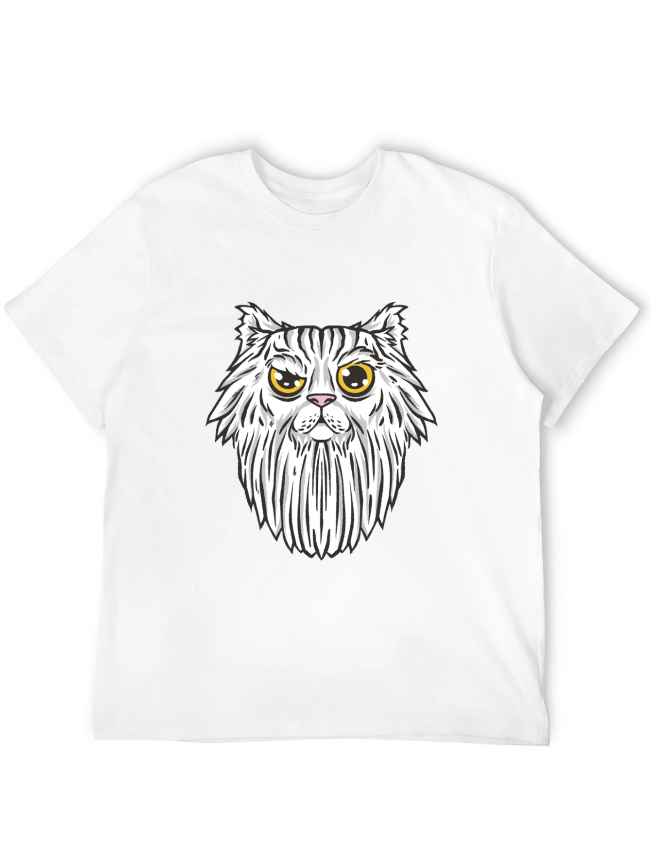 Black Cool Cat Graphic Tee - Men's Black T-Shirt view 12