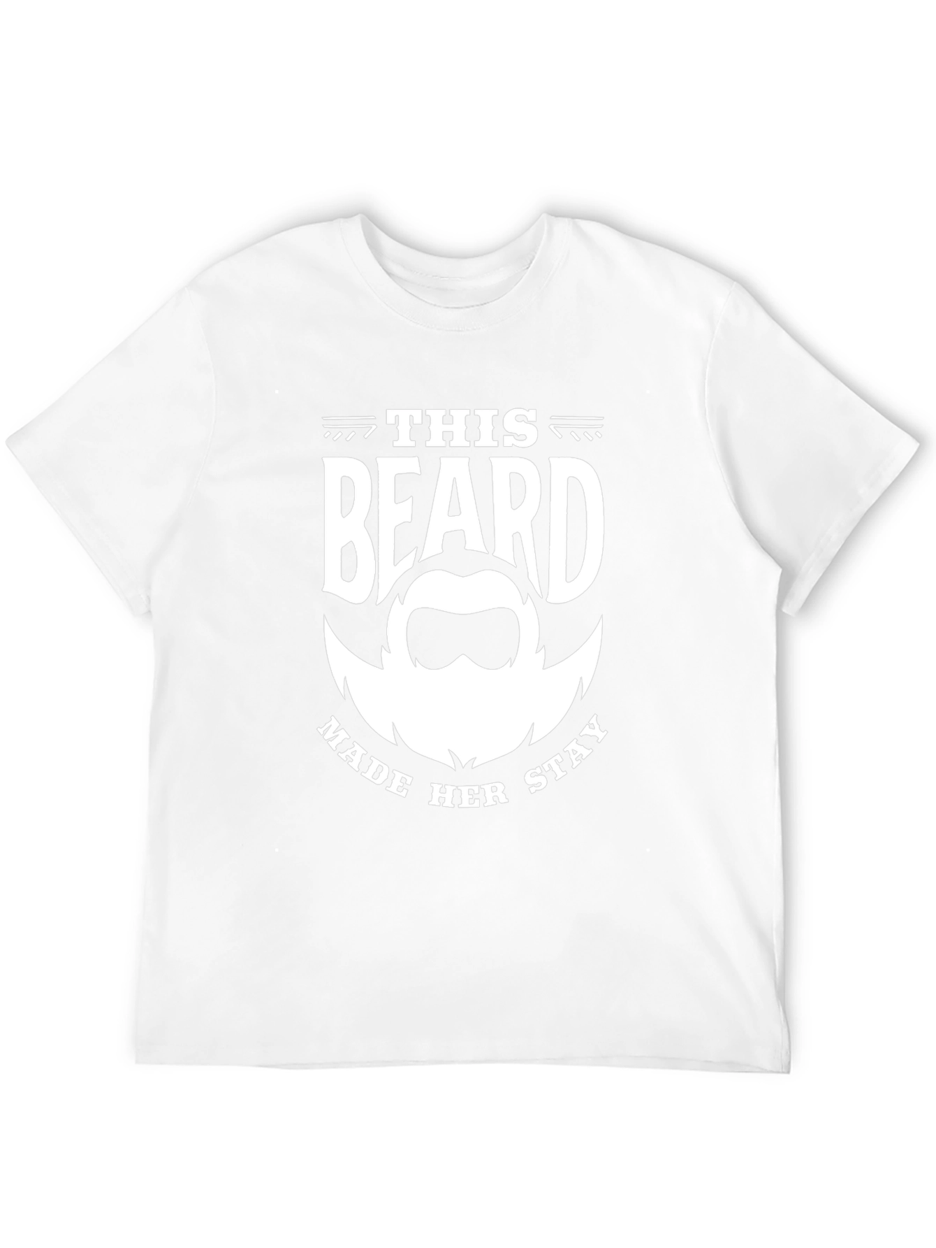 Black This Beard Made Her Stay Graphic Tee view 12