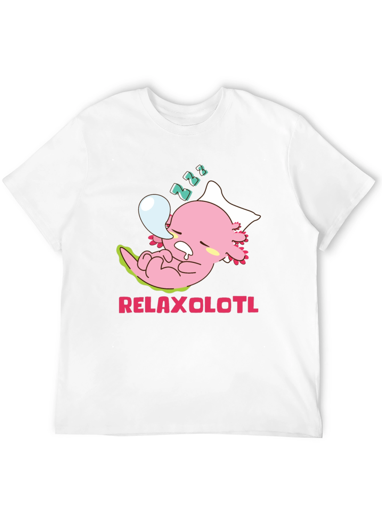 Relaxolotl T-Shirt - Kawaii Axolotl Tee - 12