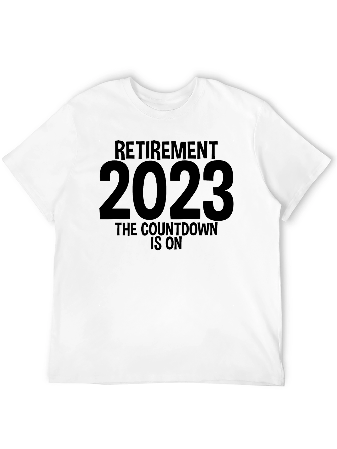 Black Retirement 2023 Countdown T-Shirt view 12
