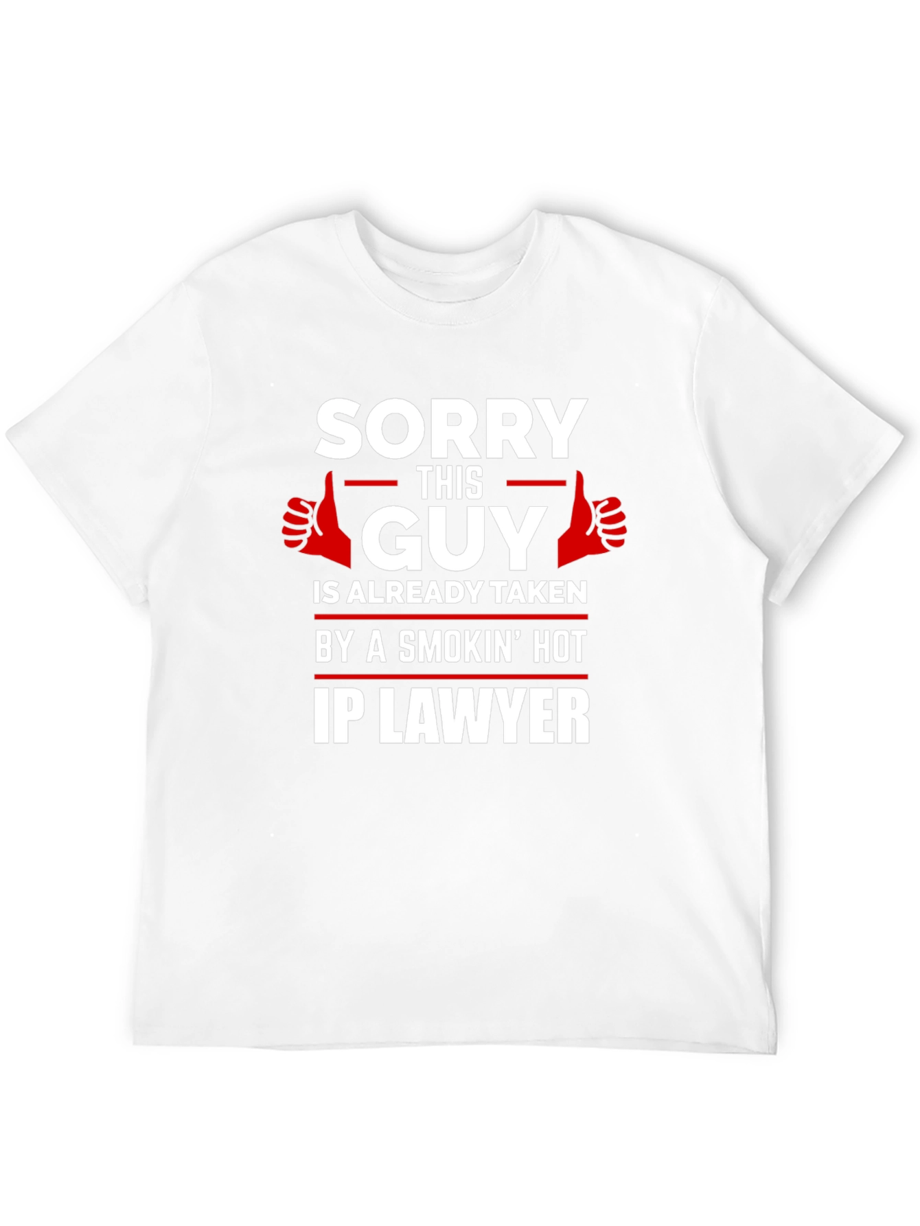 Black Sorry This Guy Is Taken T-Shirt view 12