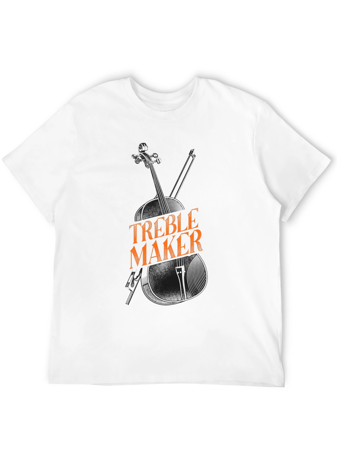 Black Treble Maker T-Shirt - Musical Humor Tee view 12