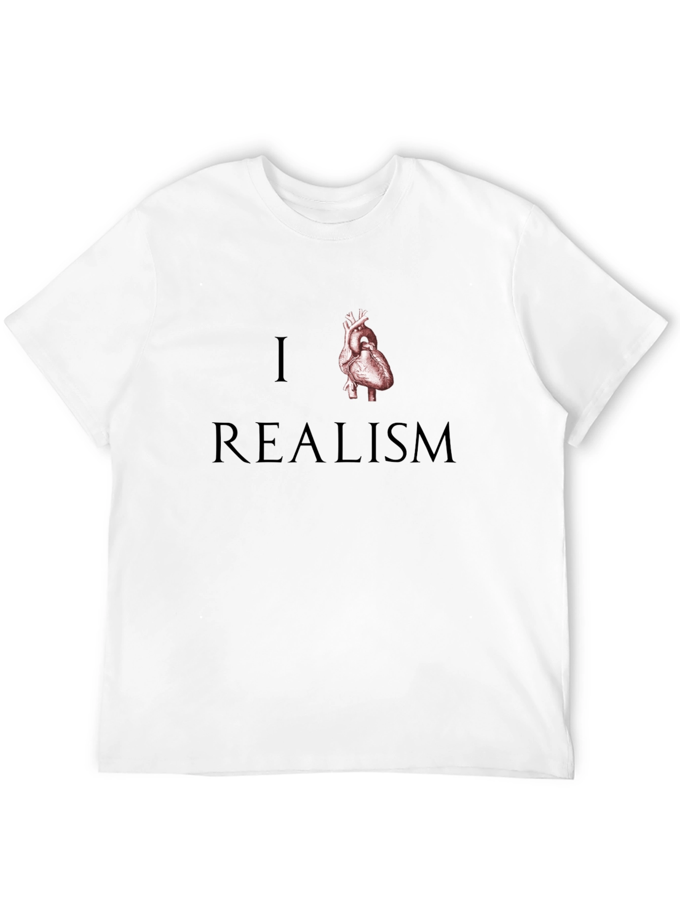 Black I Heart Realism Graphic T-Shirt view 12