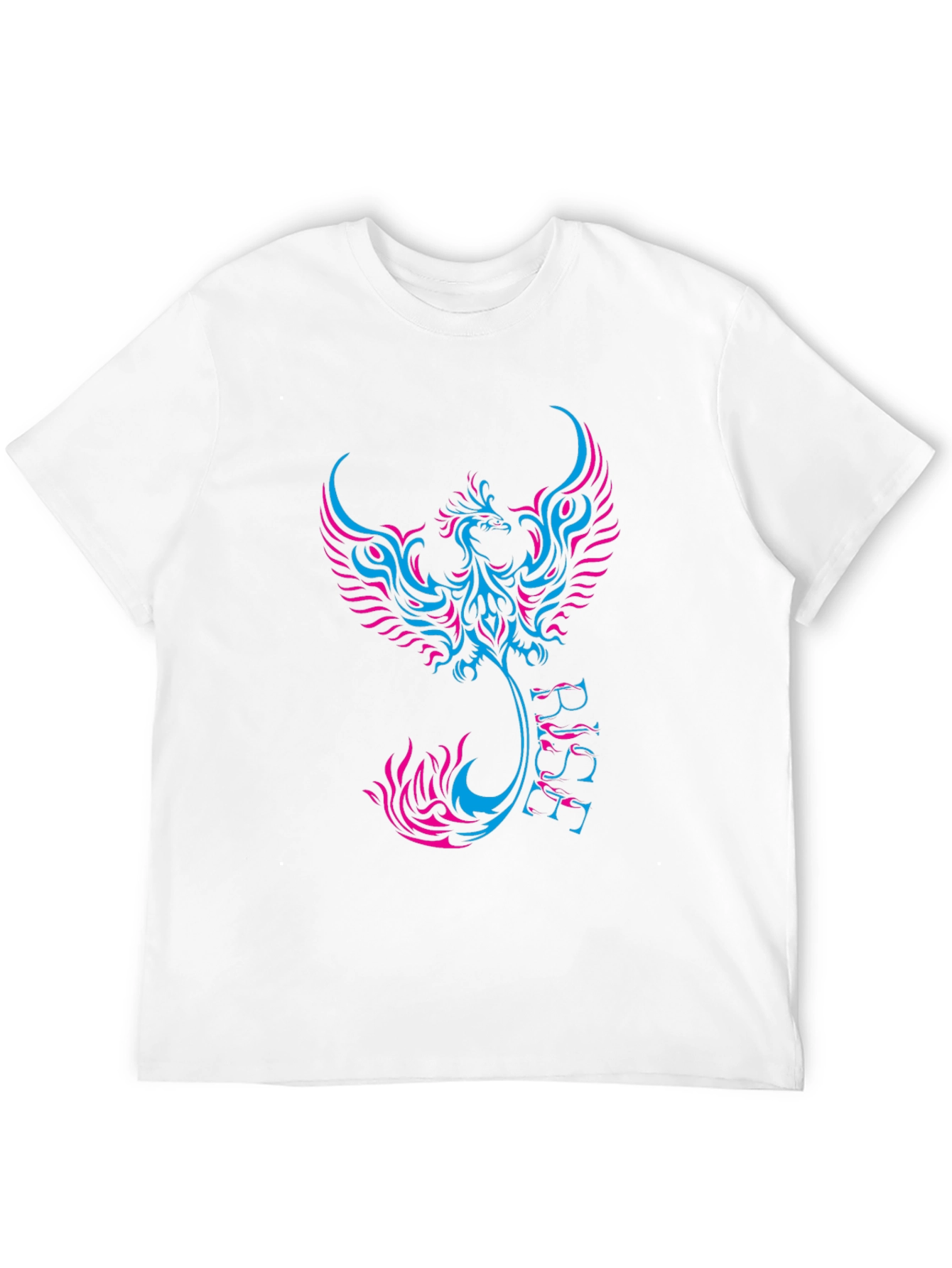 Black Phoenix Rise Graphic Black Tee view 12