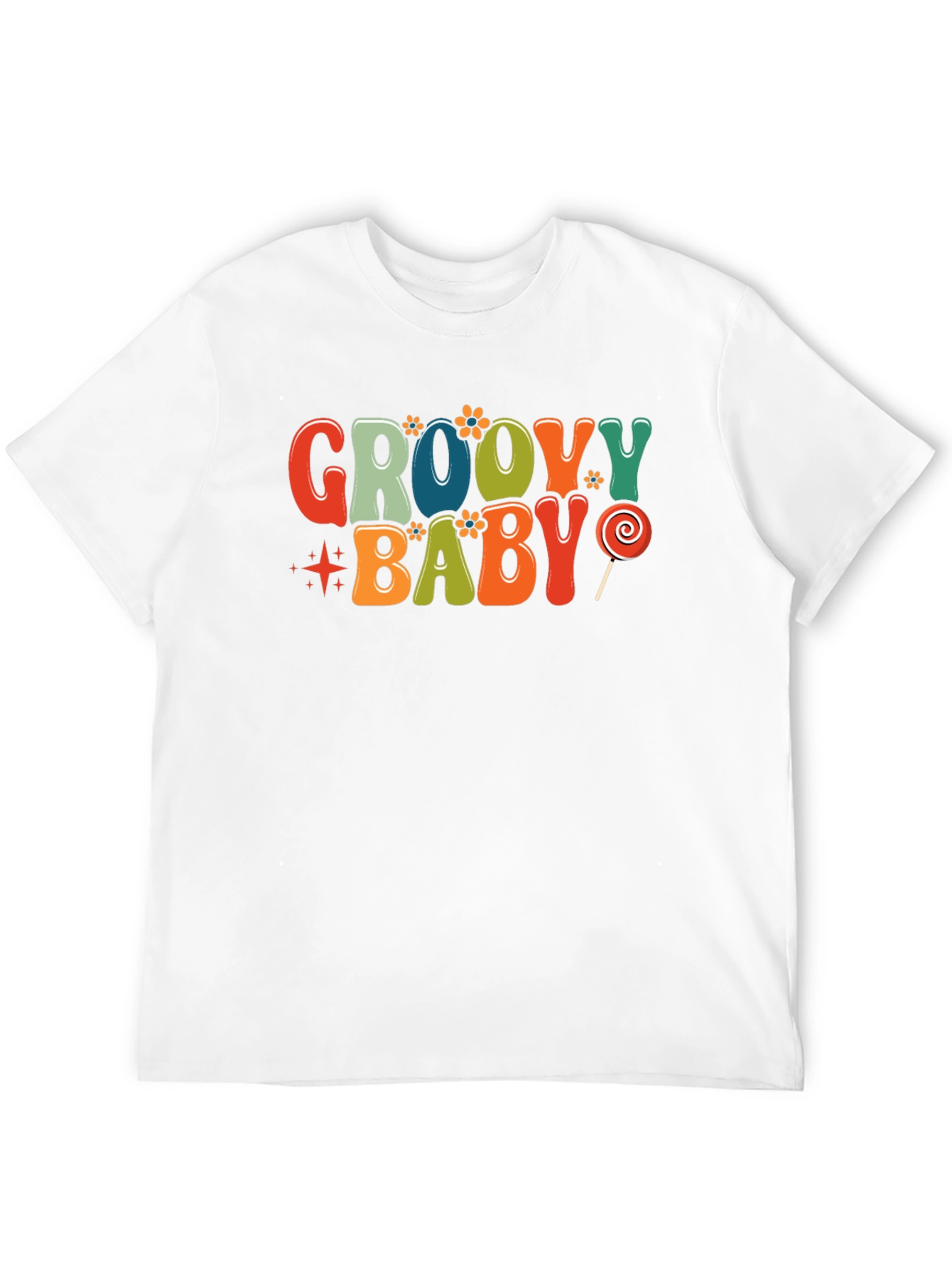 Black Groovy Baby Retro T-Shirt view 12