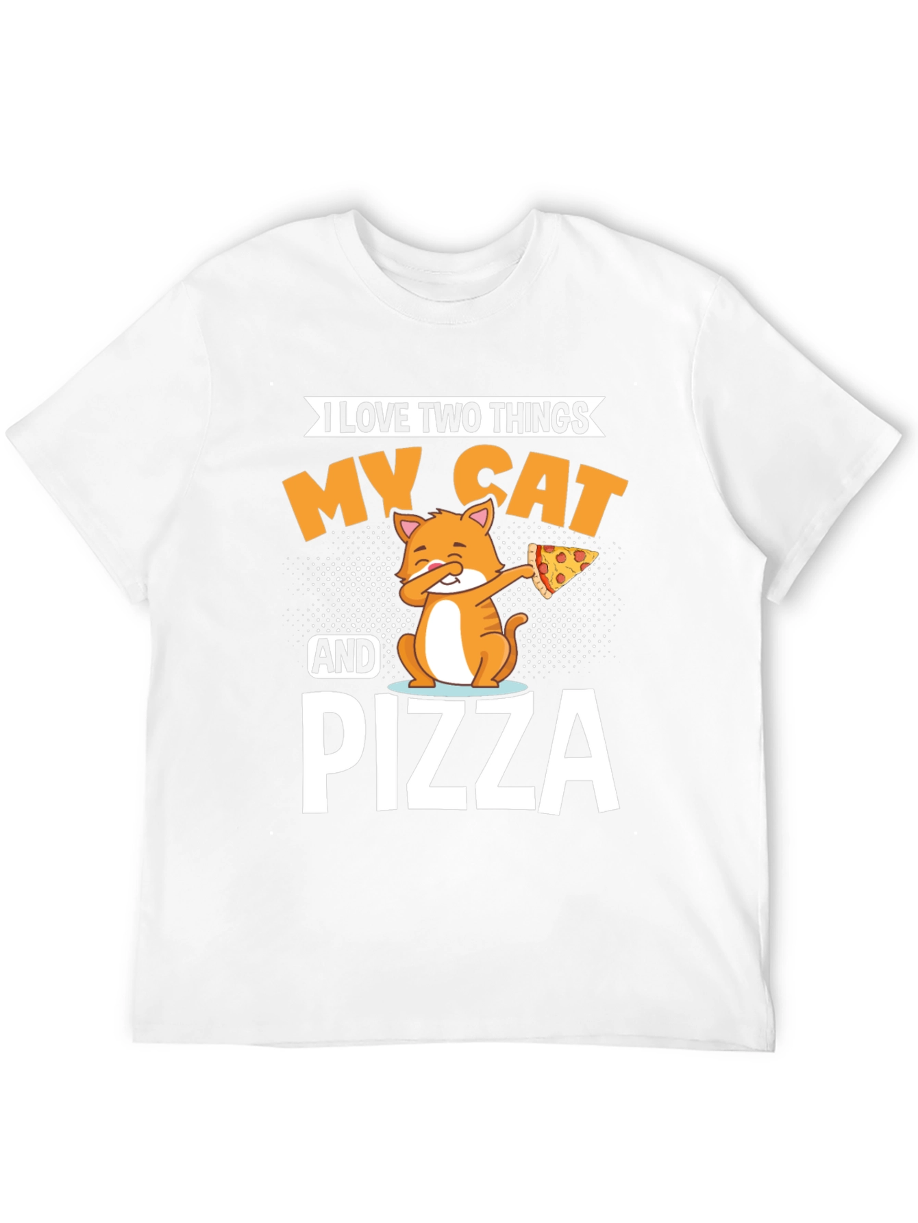 Black My Cat and Pizza T-Shirt - Funny Novelty Tee view 12