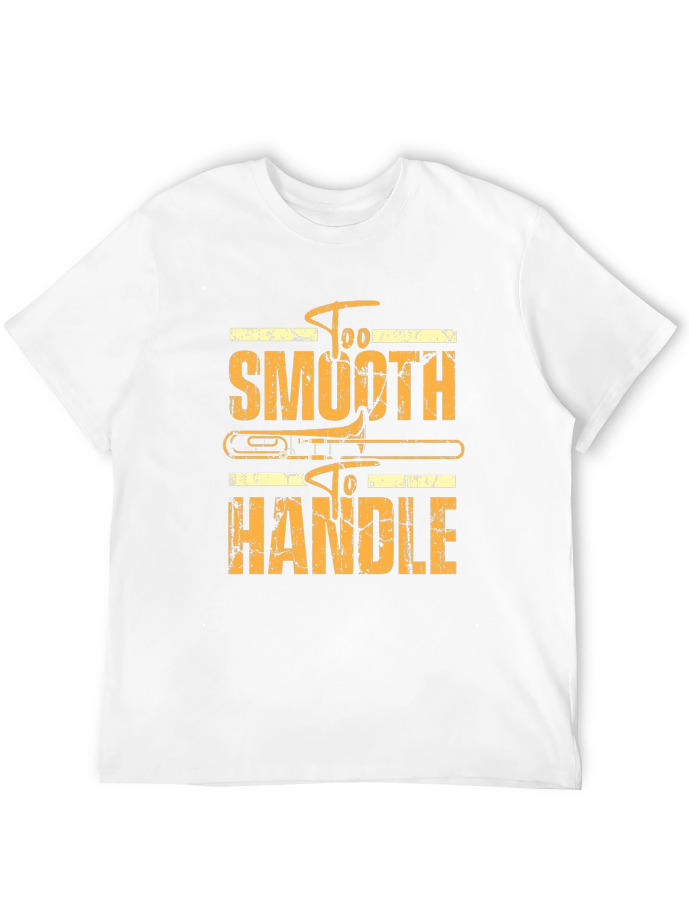 Black Too Smooth To Handle Trombone Black T-Shirt view 12