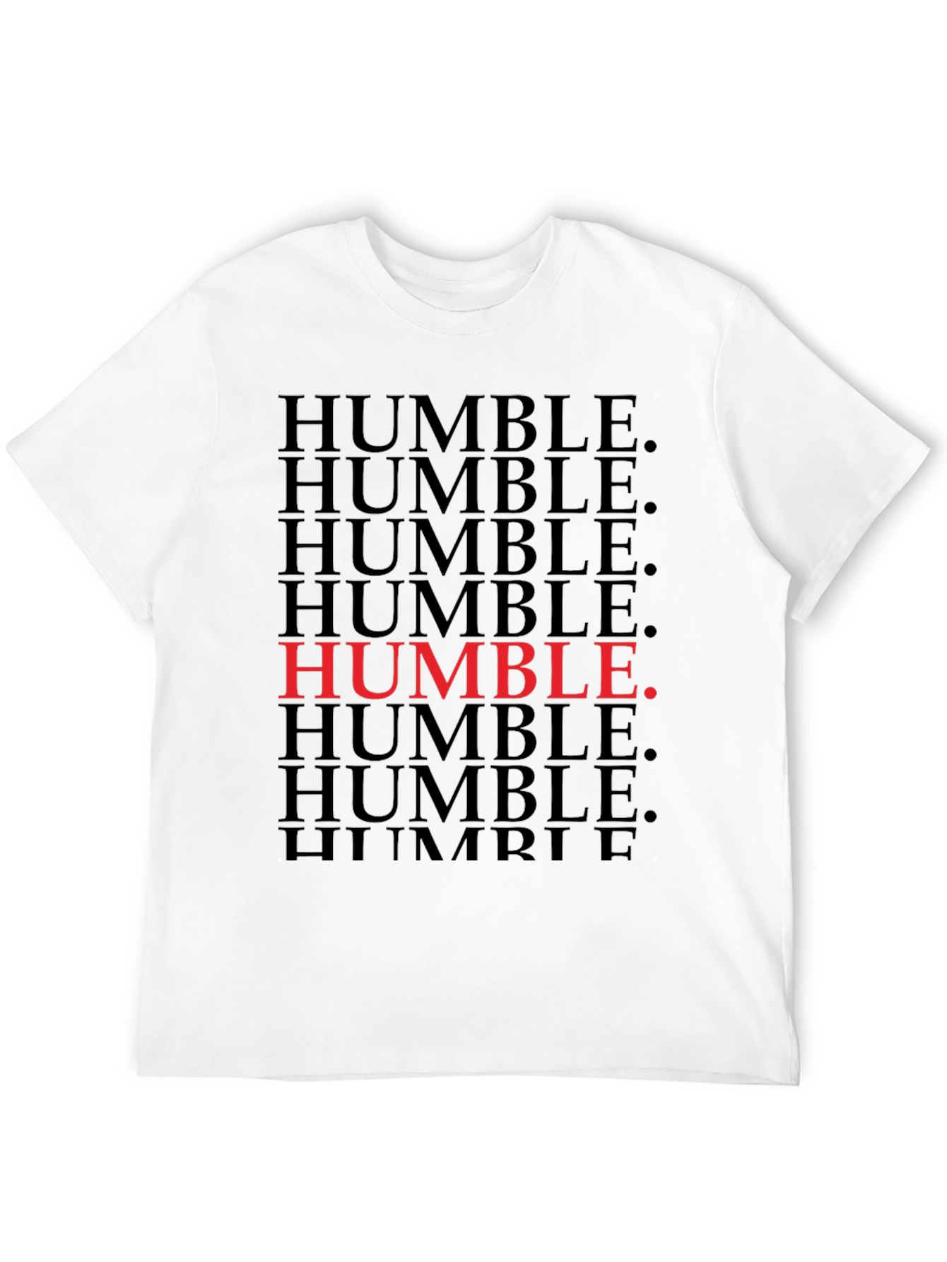 Black Humble T-Shirt - Bold Graphic Design view 12