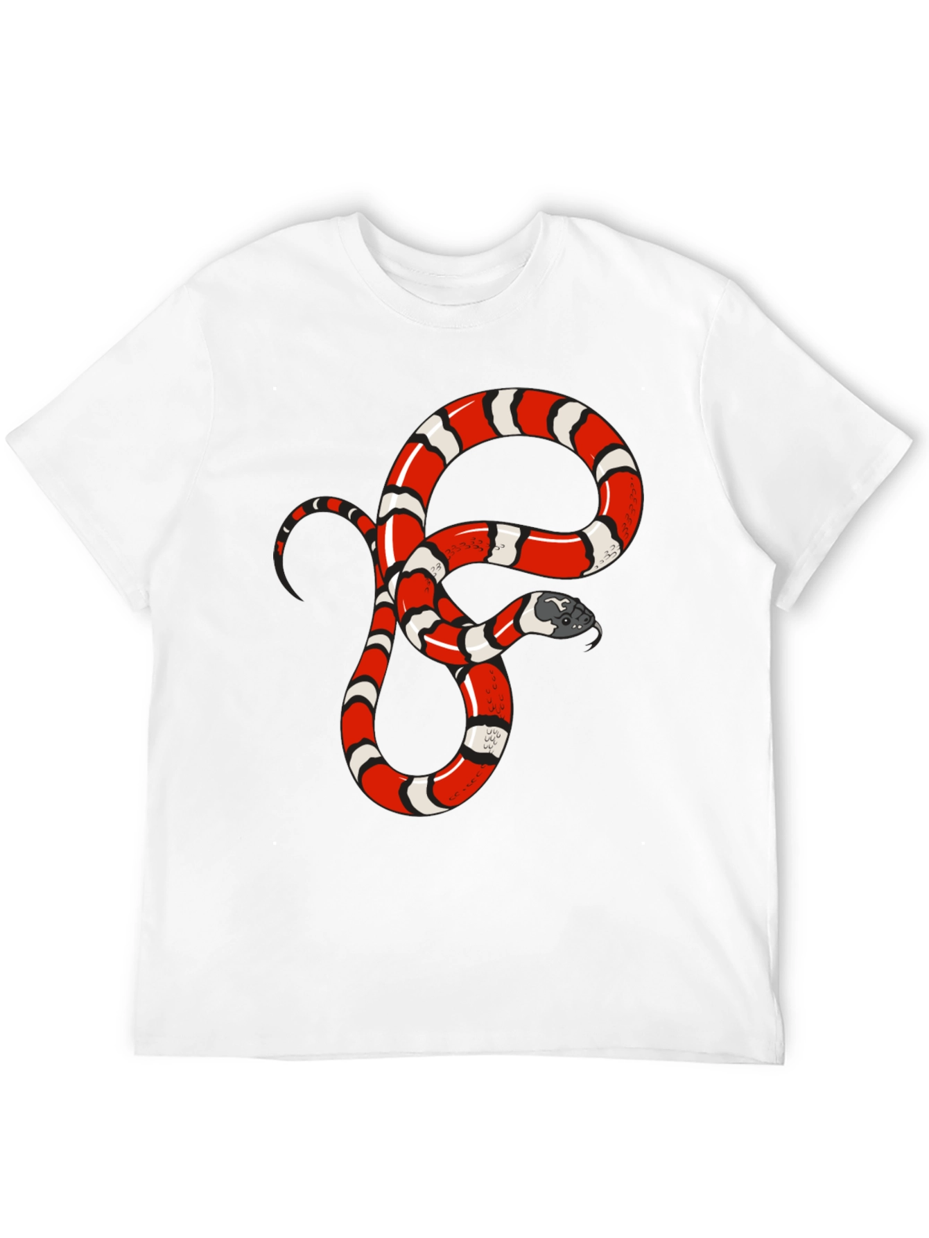 Black Snake Graphic Tee - Bold Reptile Design view 12