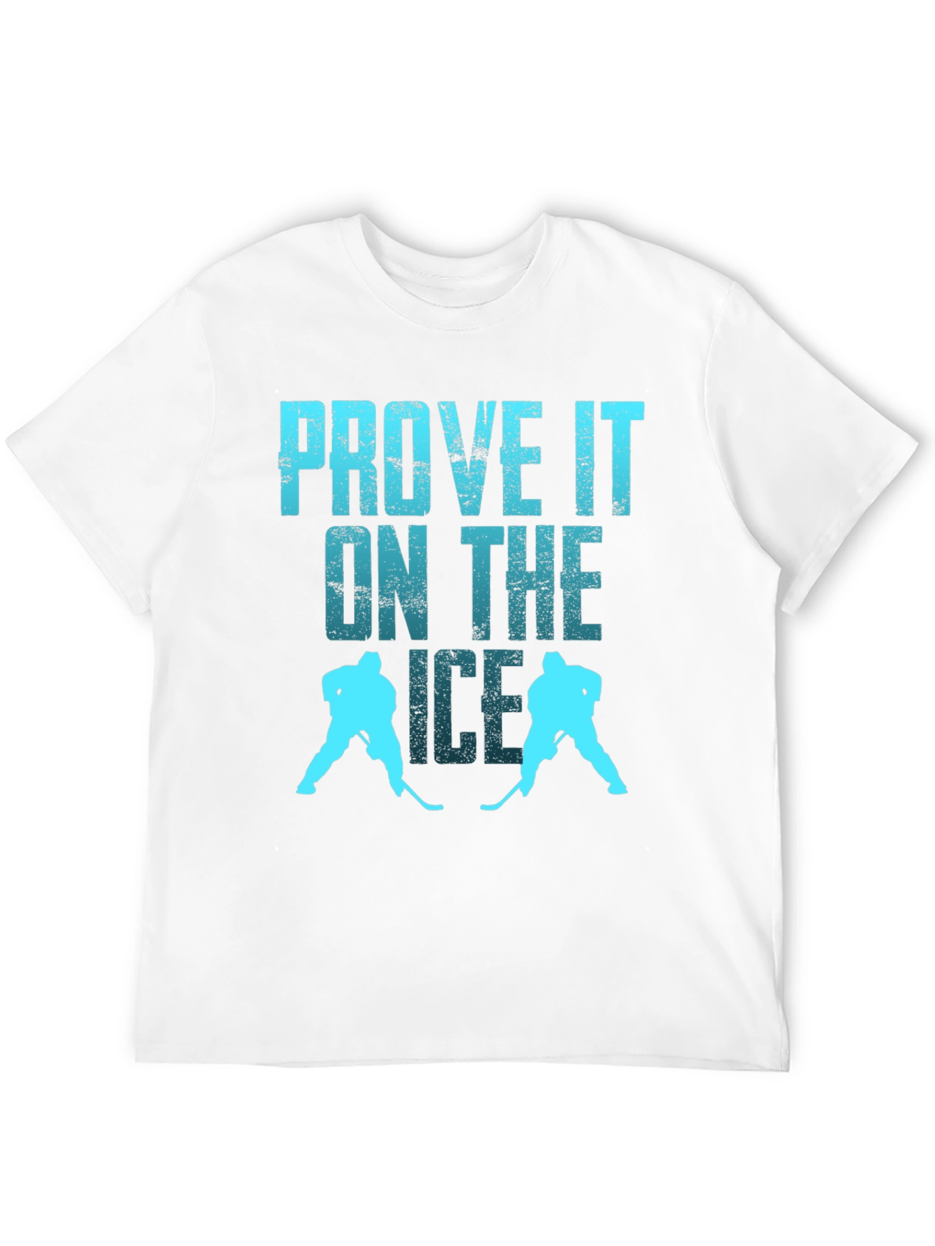 Black Prove It On The Ice Hockey Graphic Tee view 12