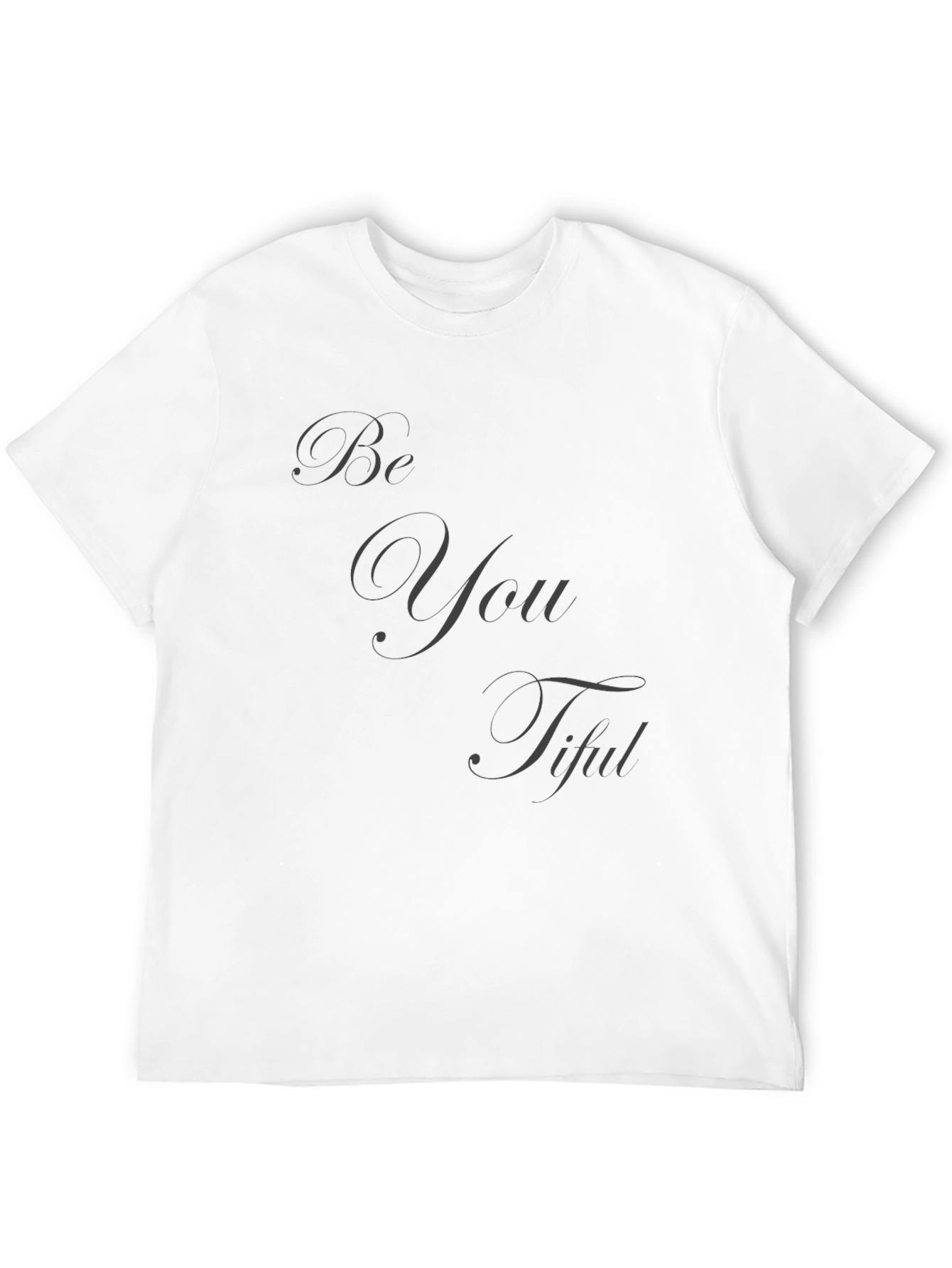 Black Be You Tiful Black Tee - Stylish Comfort view 12