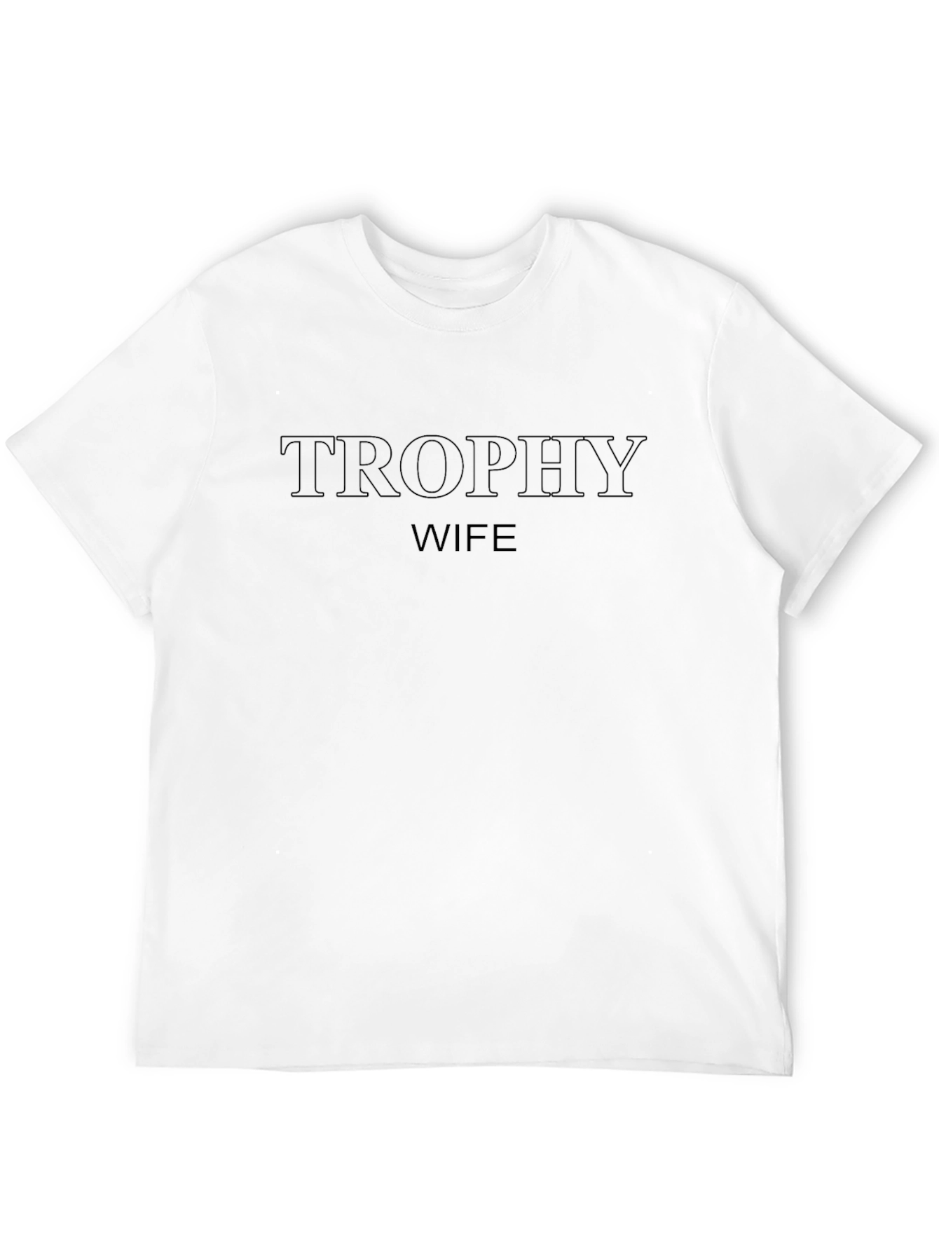 Black Trophy Wife Graphic T-Shirt - Novelty Sarcastic Tee view 12