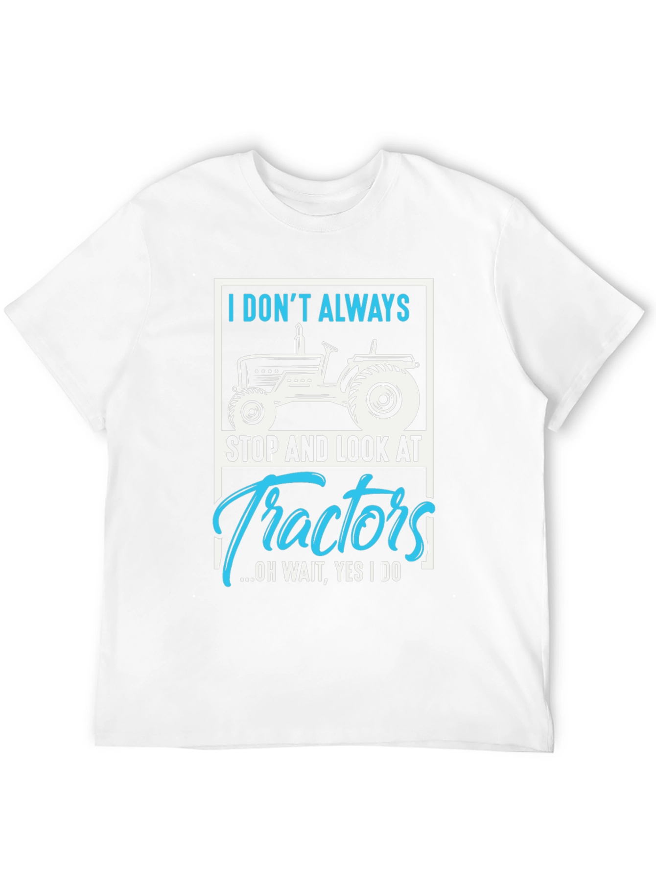 Black Tractor Lover Graphic Tee - "I Don't Always..." view 12