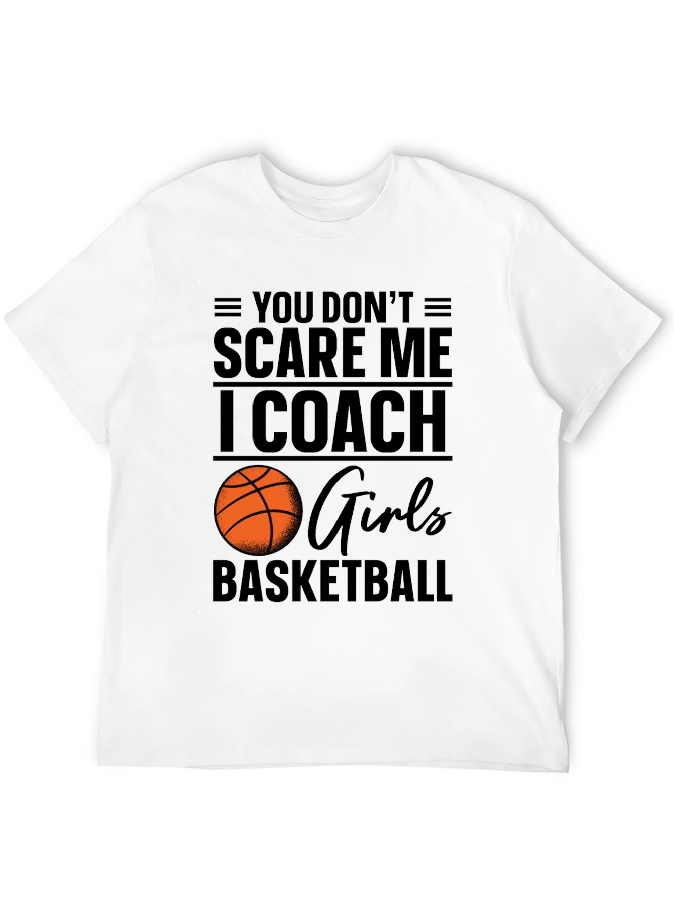 Black Girls Basketball Coach T-Shirt - Motivational Design view 12