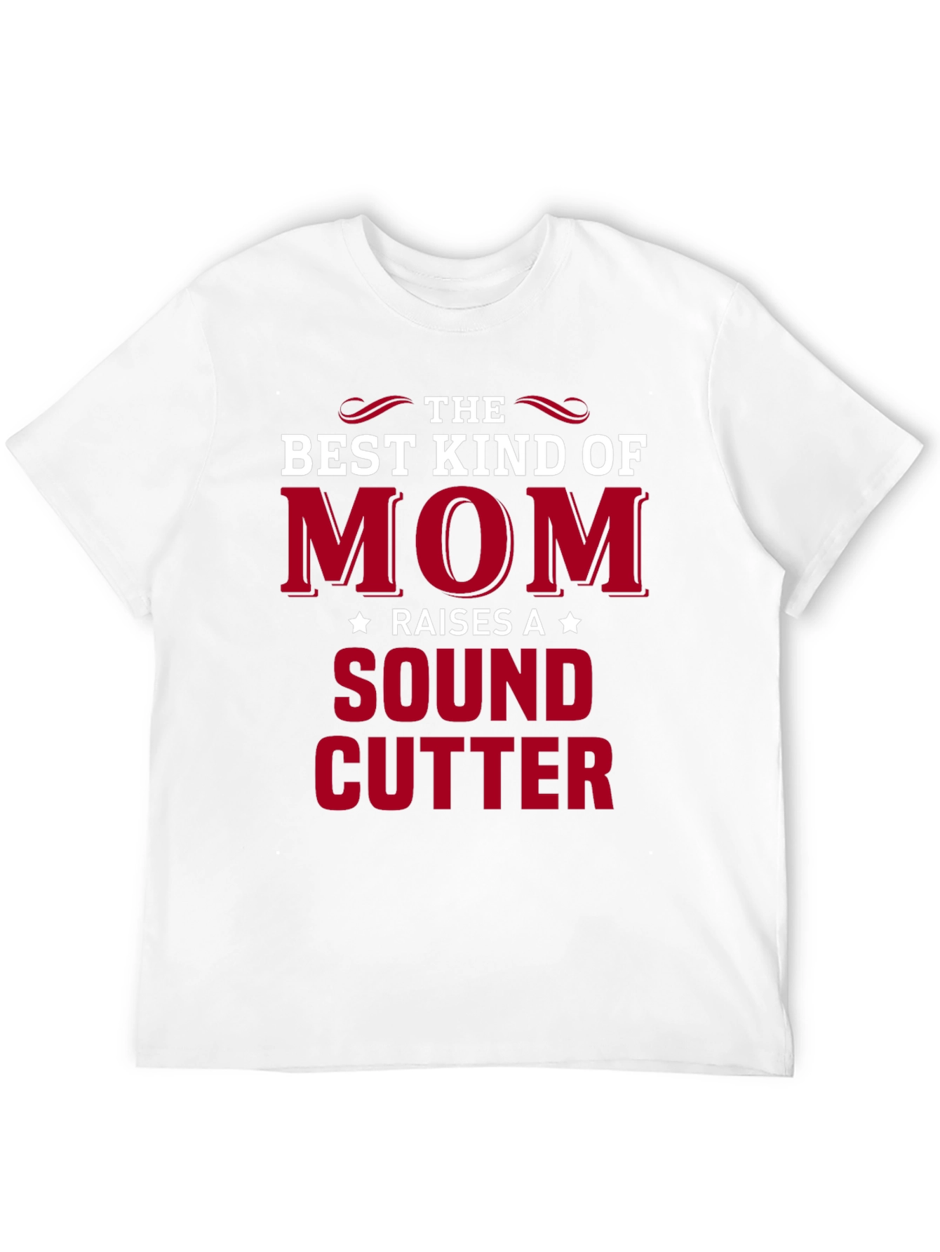 Black Best Kind of Mom T-Shirt - Sound Cutter view 12