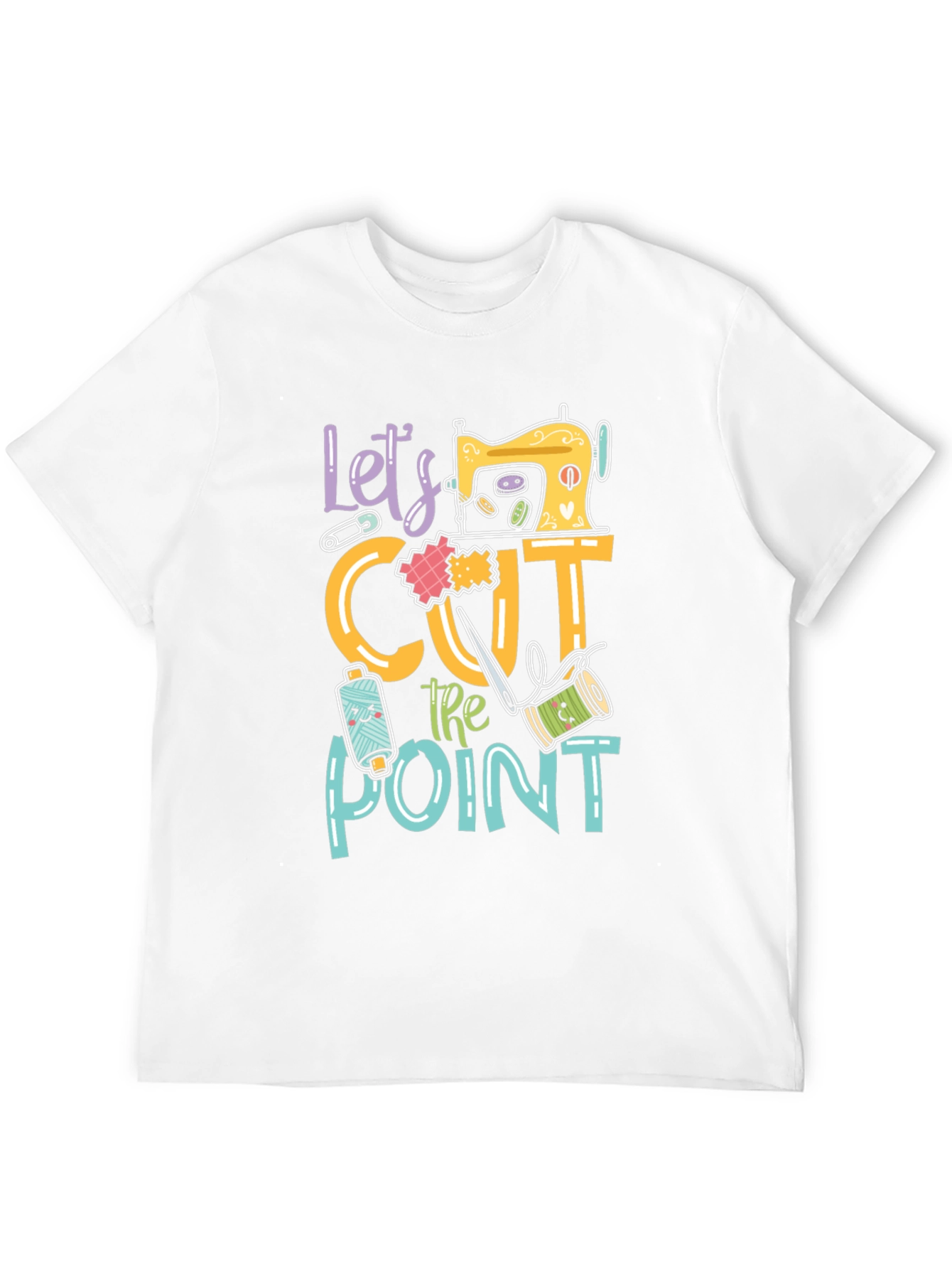 Black Let's Cut to the Point T-Shirt view 12