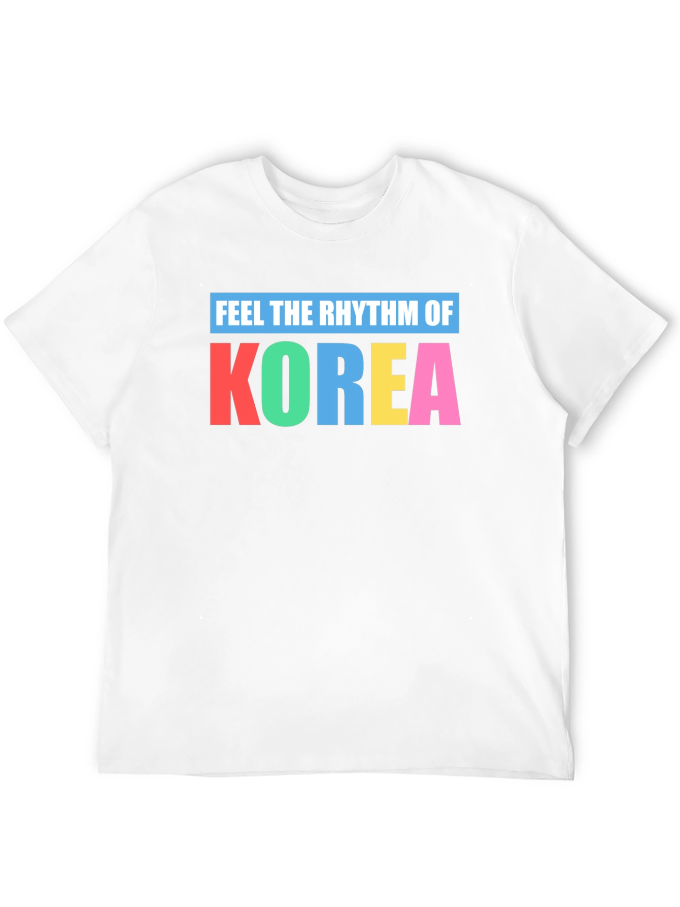 Black Feel the Rhythm of Korea T-Shirt view 12