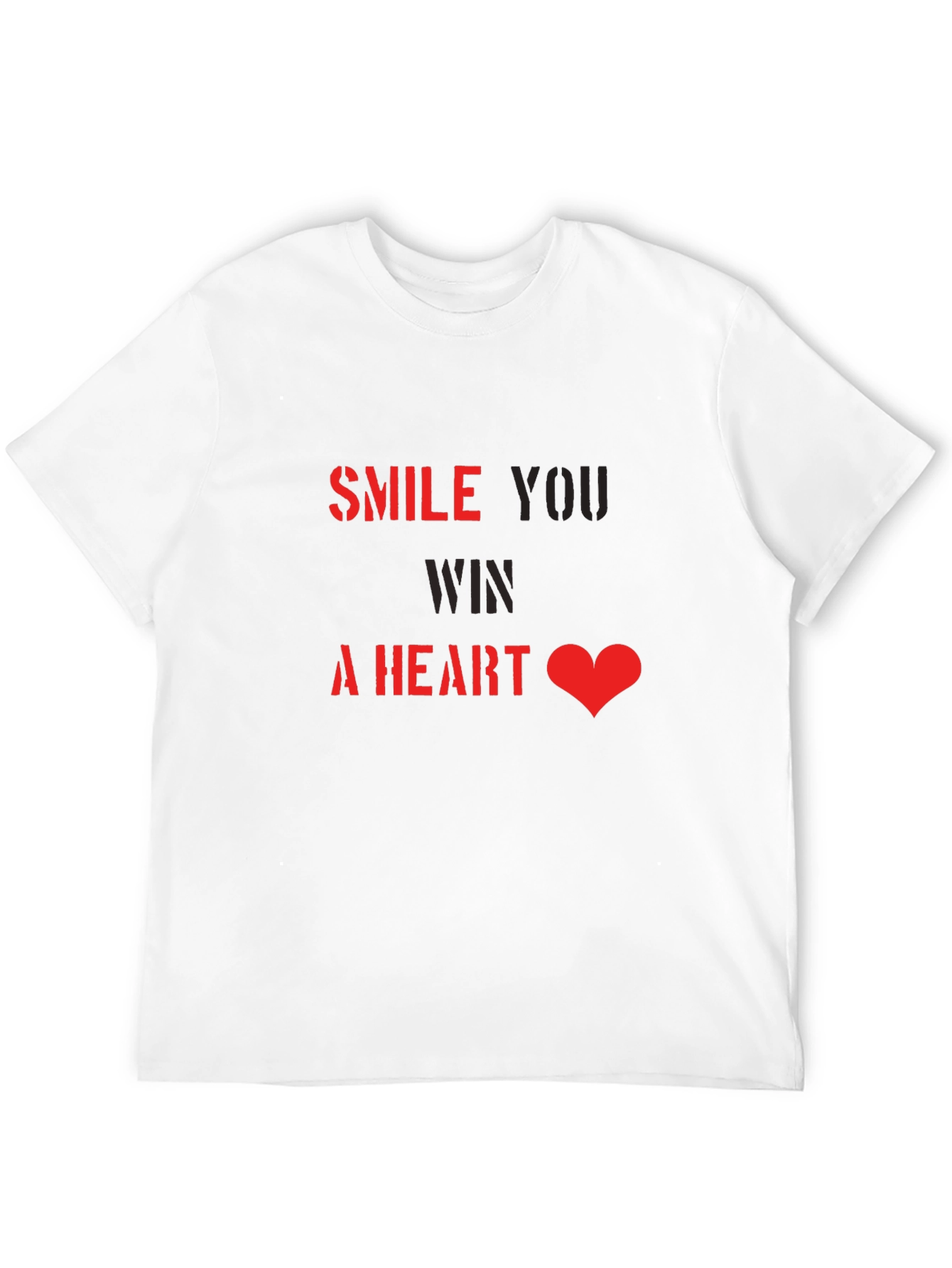 Black Smile Win a Heart T-Shirt view 12