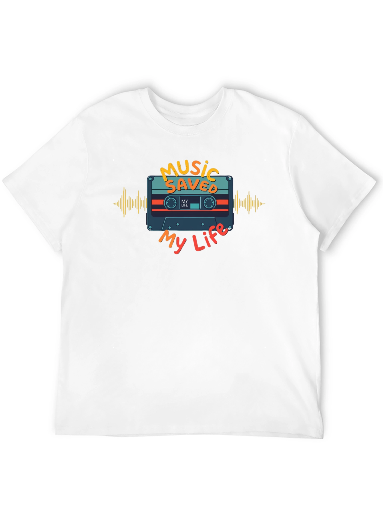 Black Music Saved My Life Graphic Tee - Black view 12