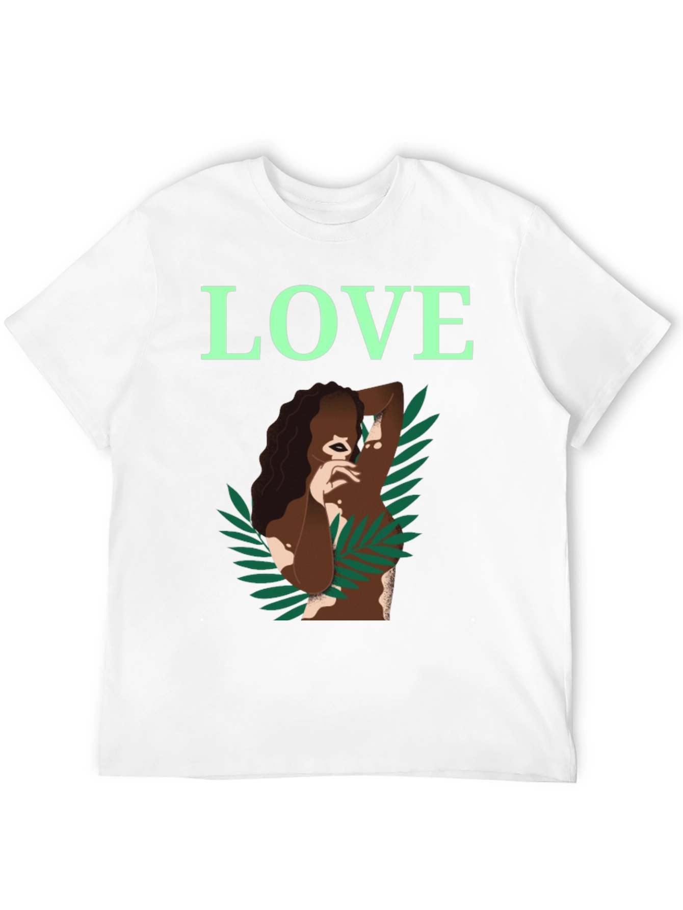 Black LOVE Graphic T-Shirt - Vitiligo Awareness view 12