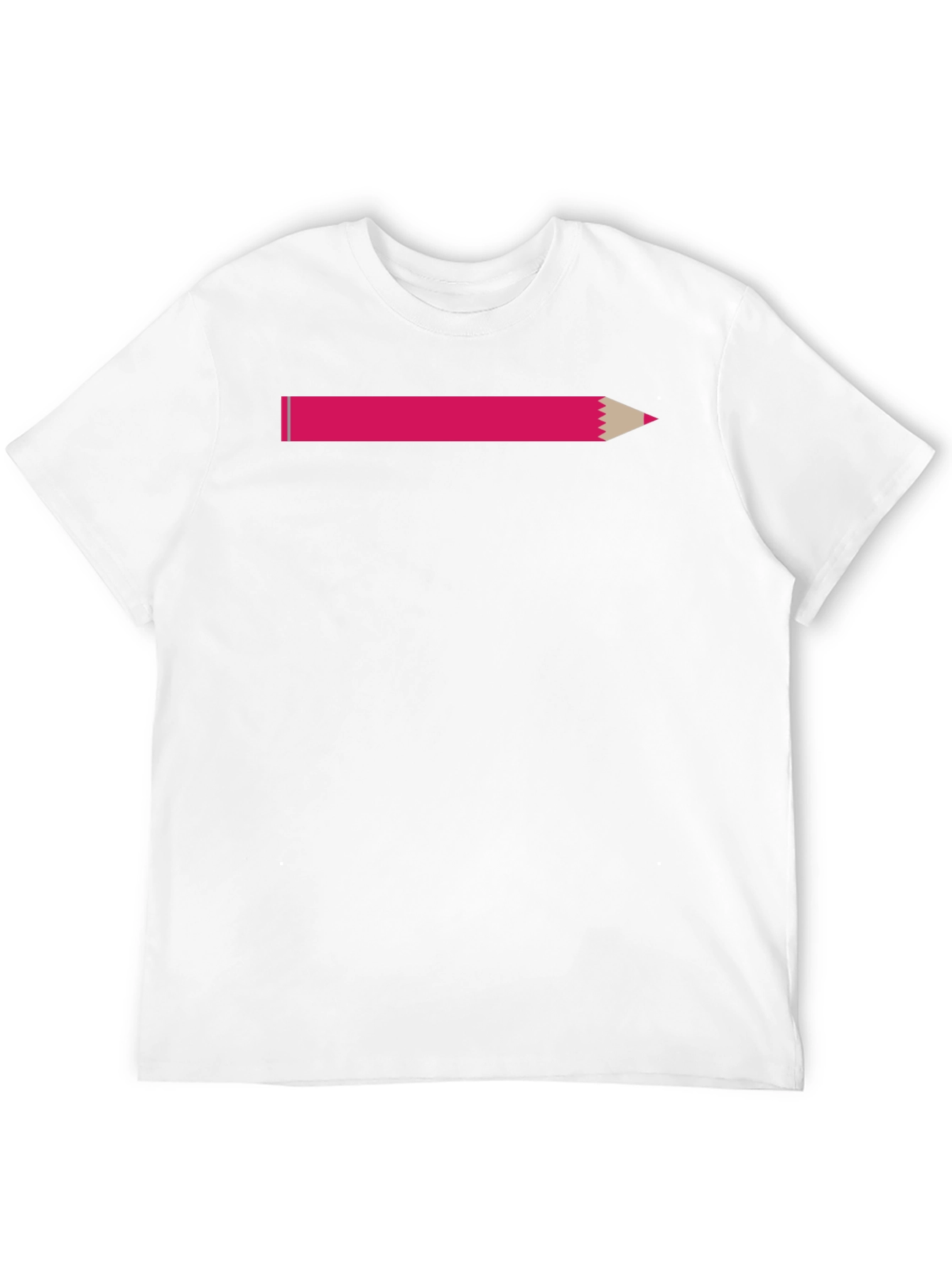 Black Pink Pencil Graphic T-Shirt - Casual Style view 12