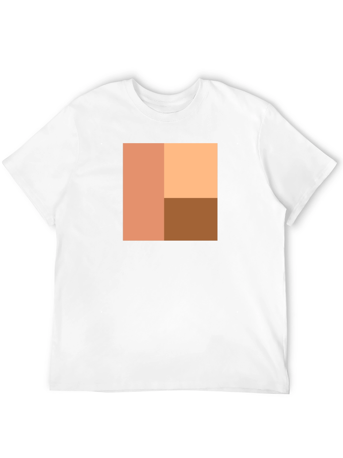 Black Modern Minimalist Geometric Graphic T-Shirt view 12