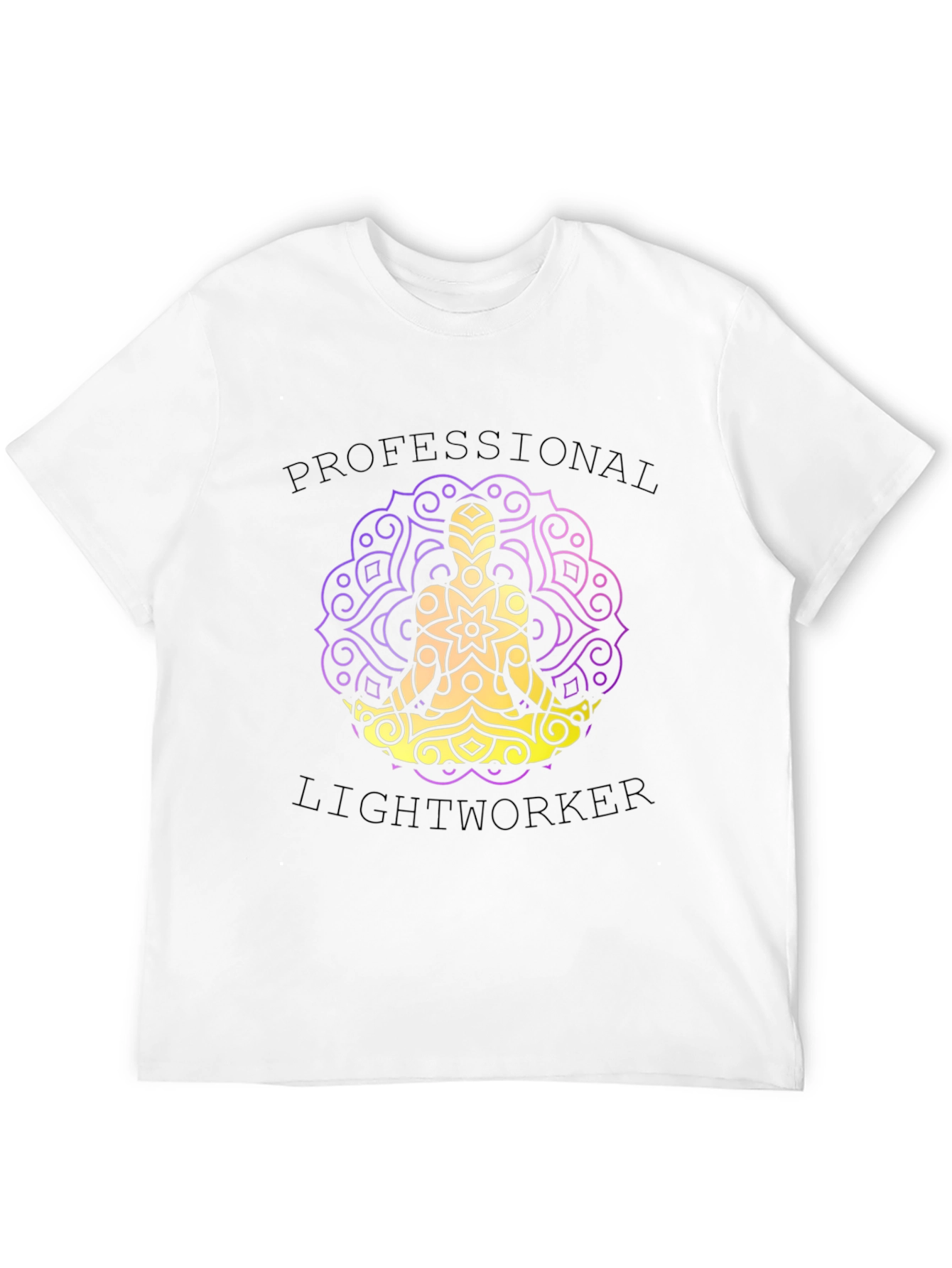 Black Professional Lightworker Graphic T-Shirt view 12