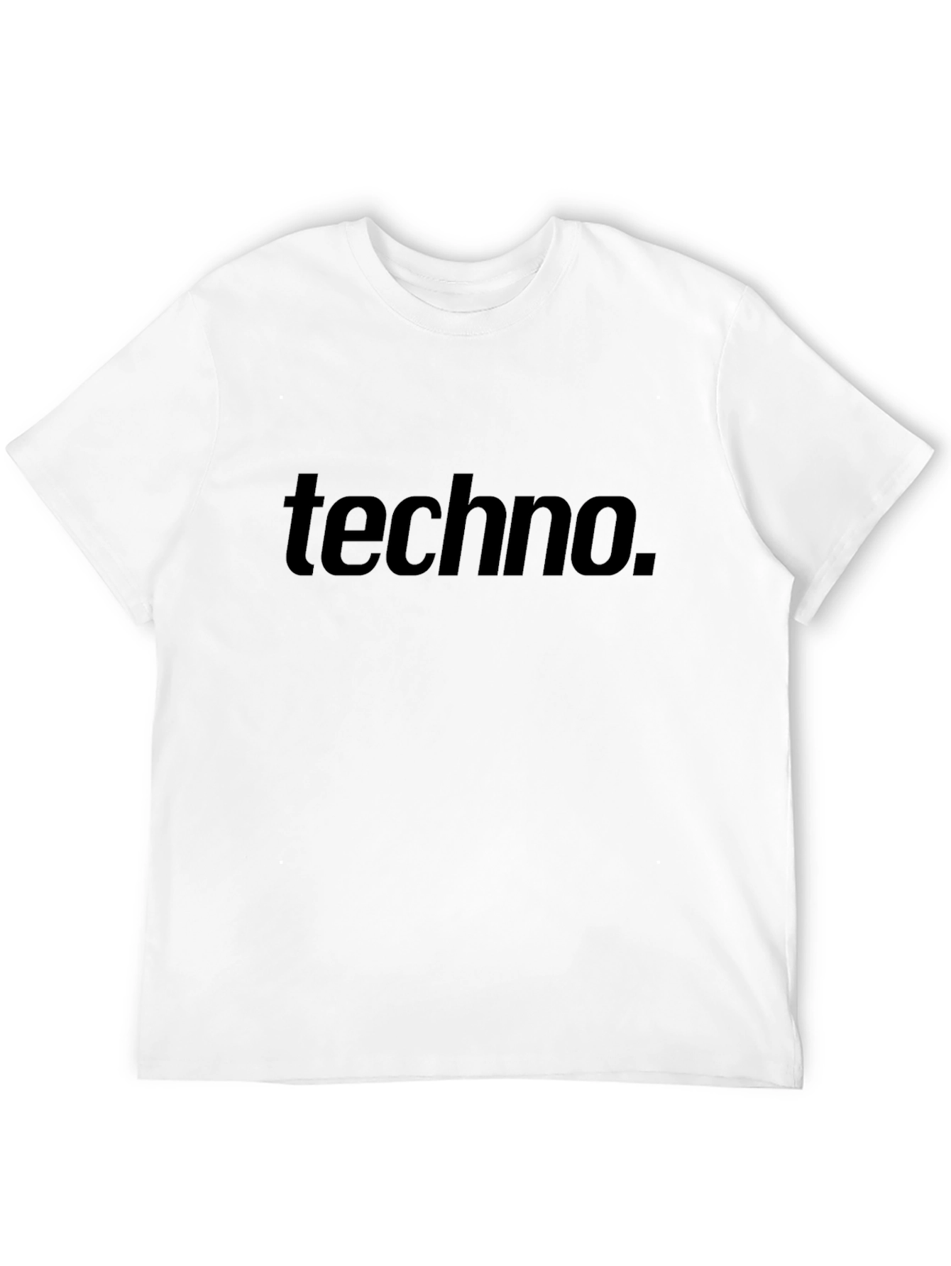 Black Techno T-Shirt - Stylish Black Tee view 12