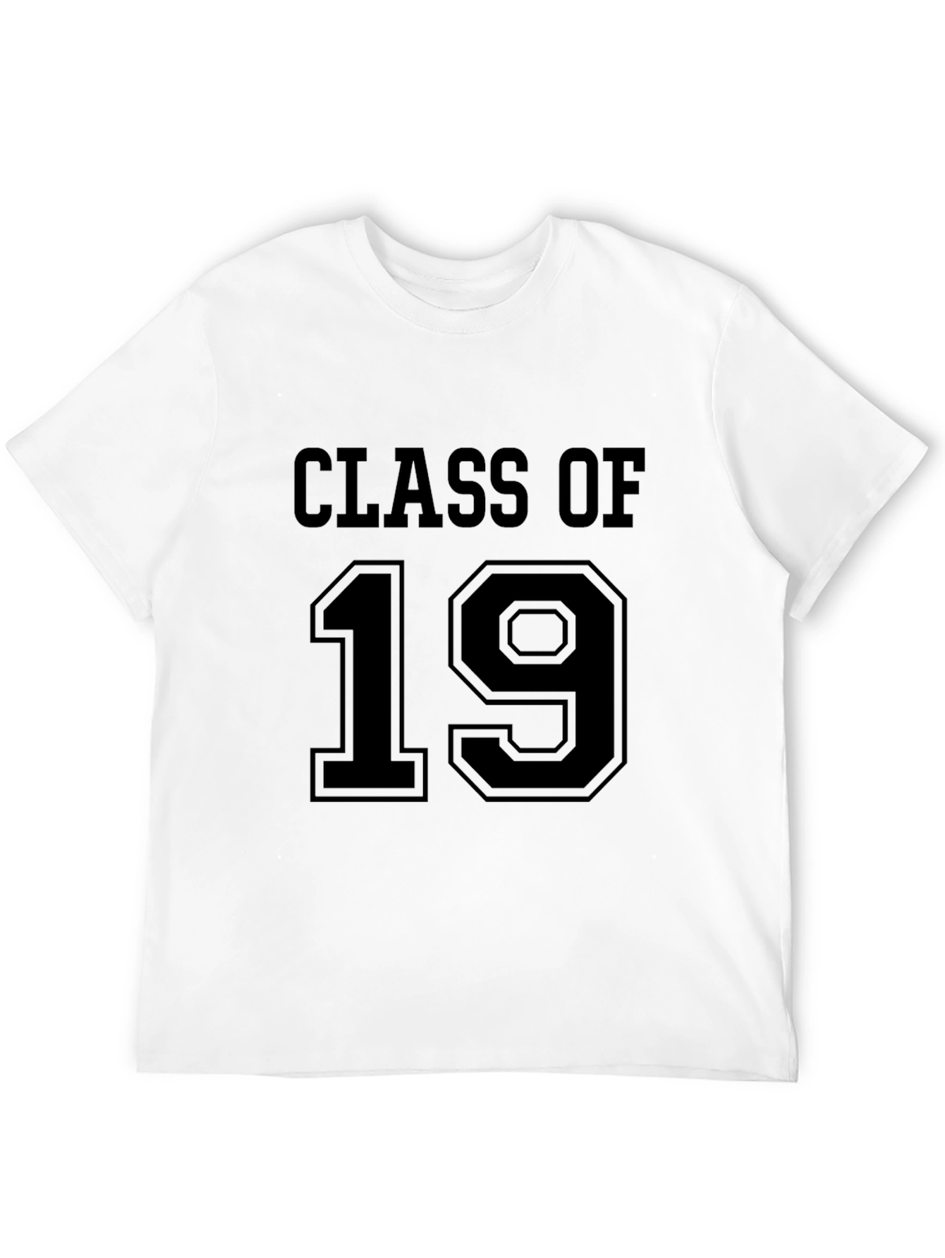 Black Class Of '19 Black Crew Neck T-Shirt view 12