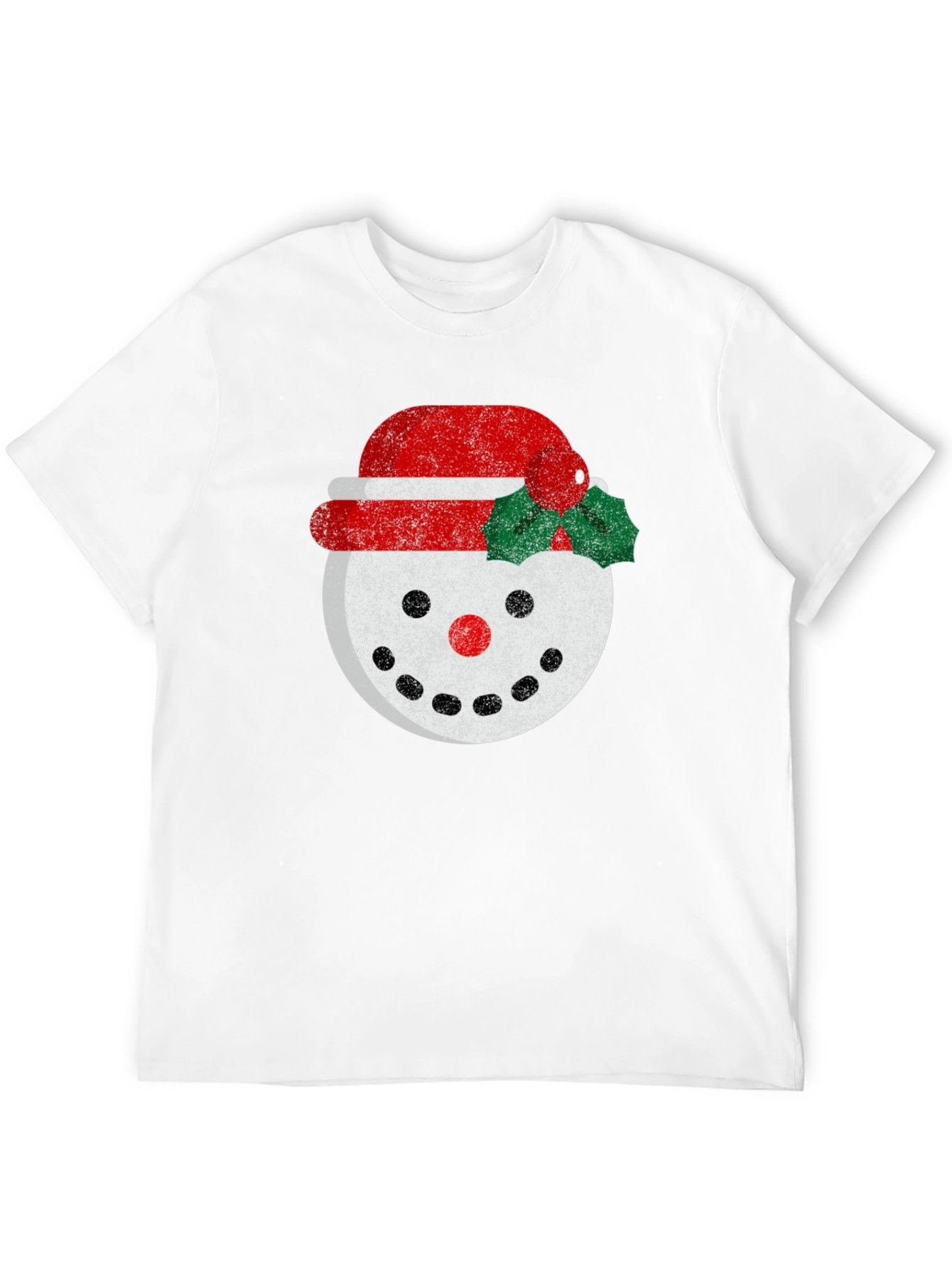 Black Festive Snowman Graphic Tee - Holiday Cheer view 12