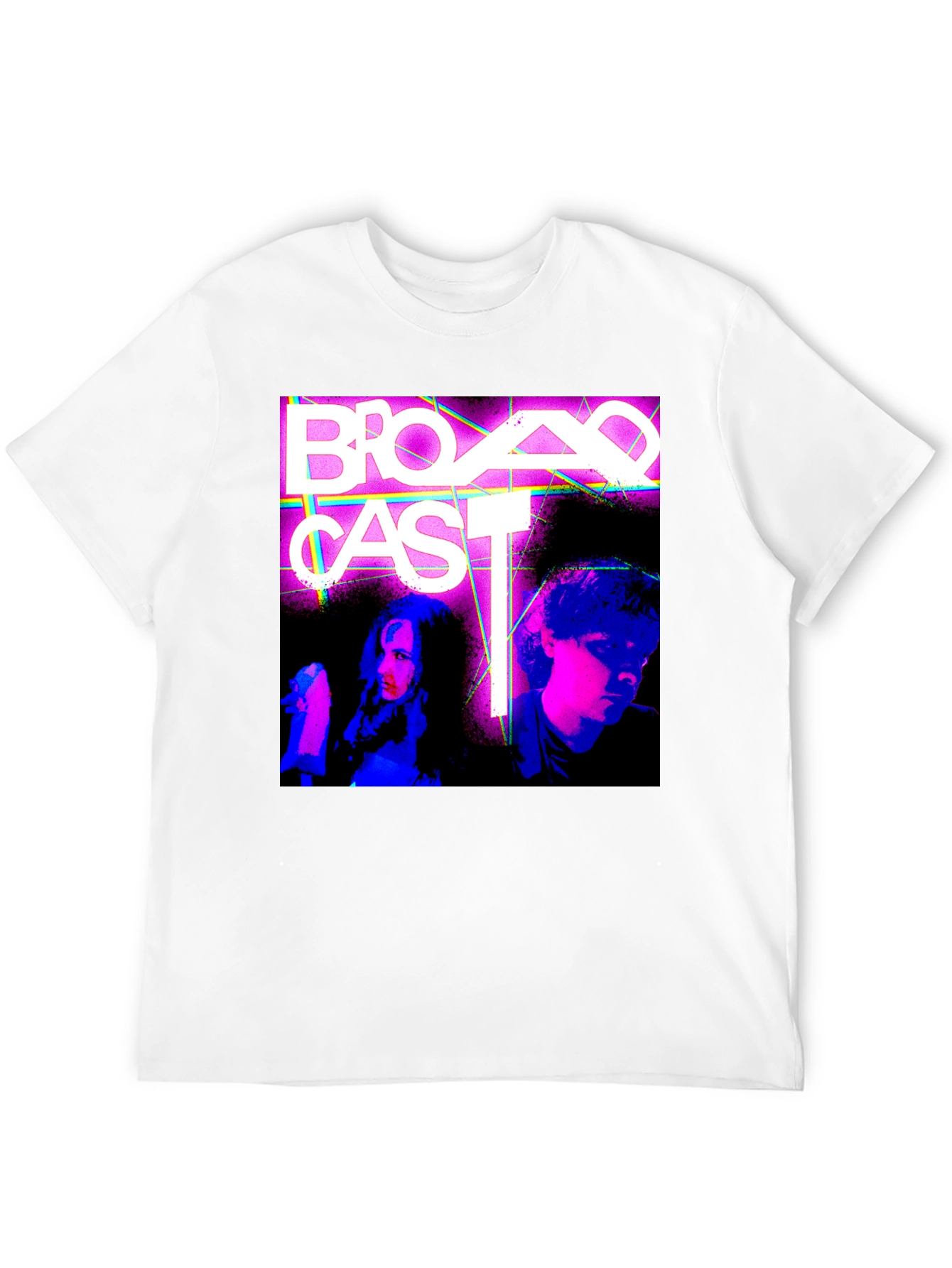 Broadcast Band T-Shirt - Retro Indie Rock Tee - 12