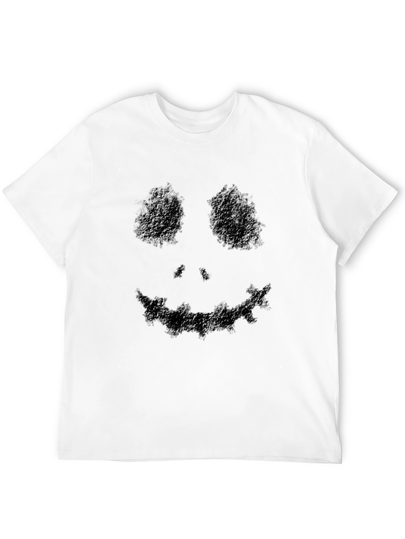 Spooky Smile Graphic Black T-Shirt - 12