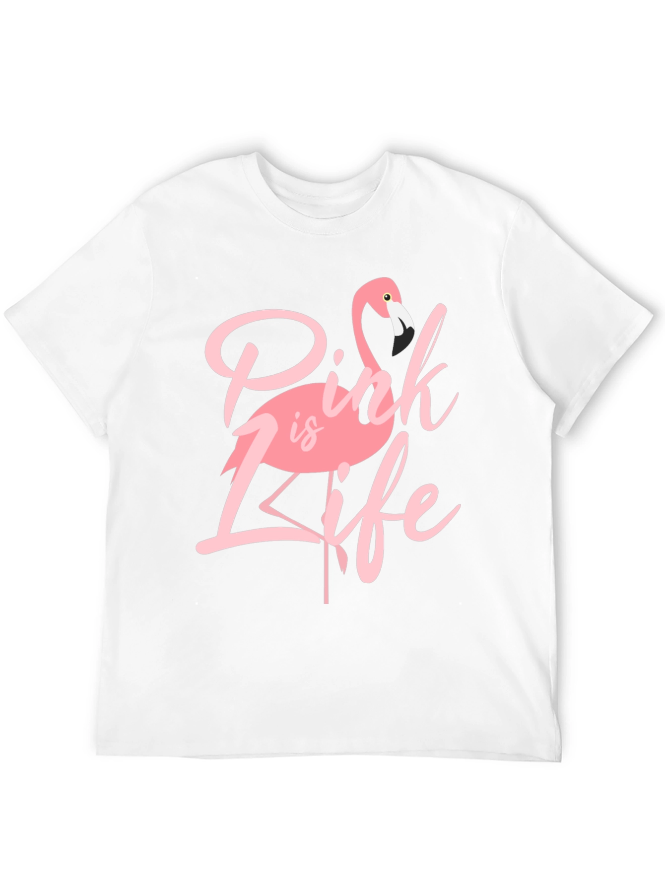 Black Pink is Life Graphic T-Shirt - Flamingo Tee view 12