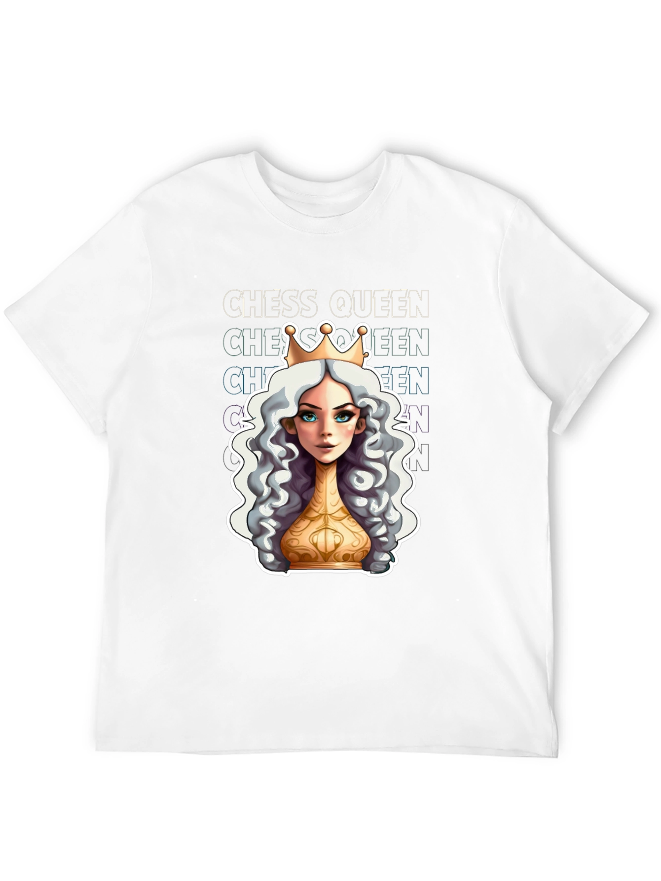 Black Chess Queen Graphic Tee - Stylish Unisex T-Shirt view 12
