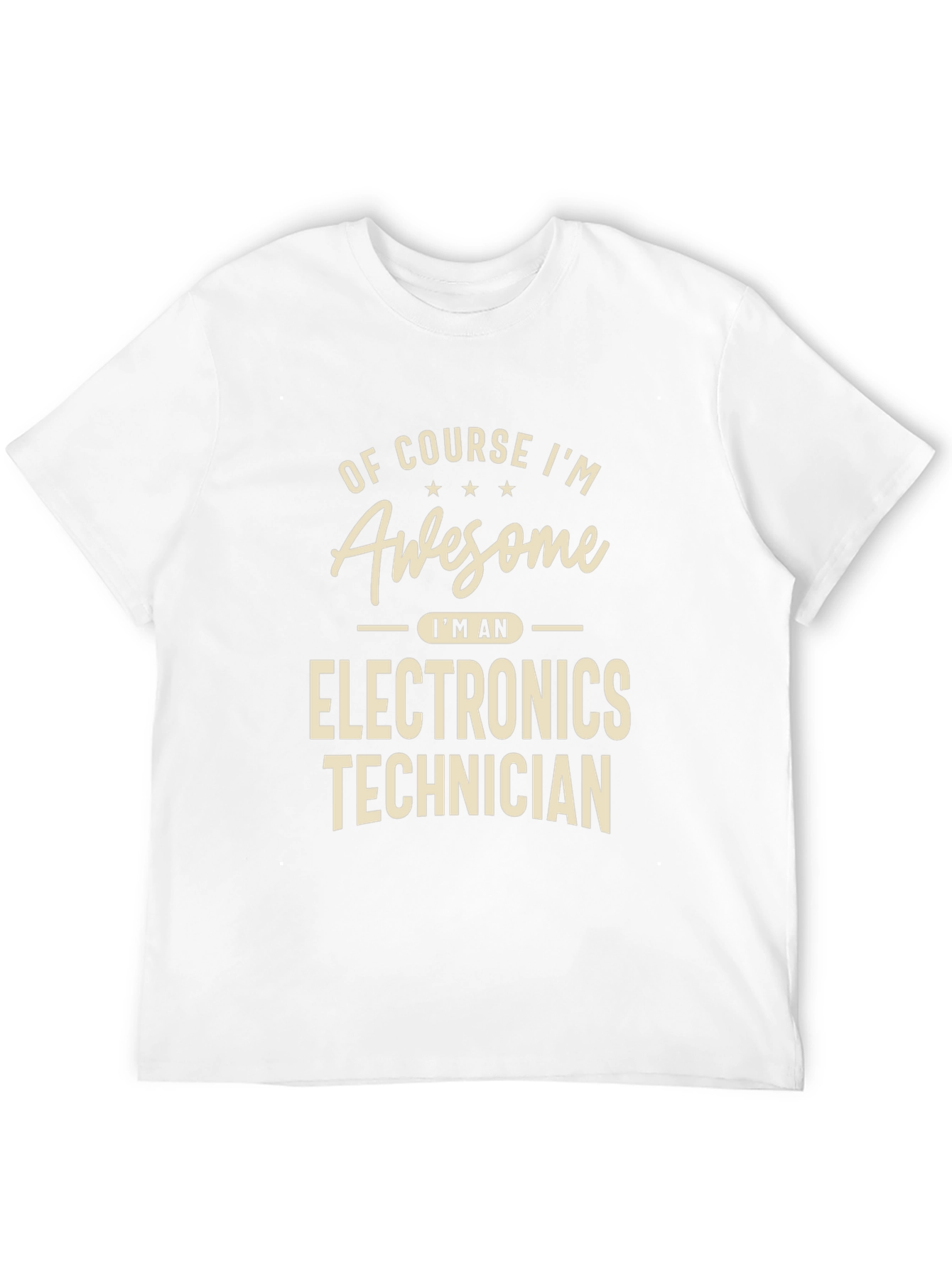 Black Awesome Electronics Technician T-Shirt view 12