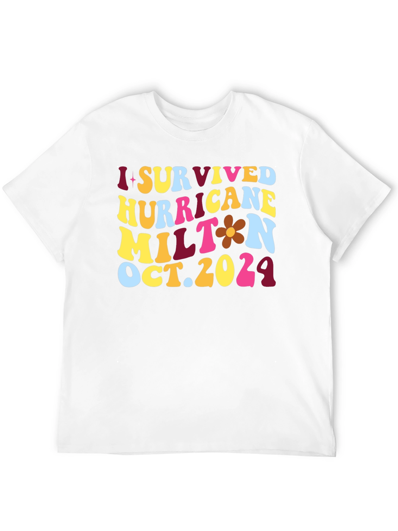 Black I Survived Hurricane Milton T-Shirt view 12