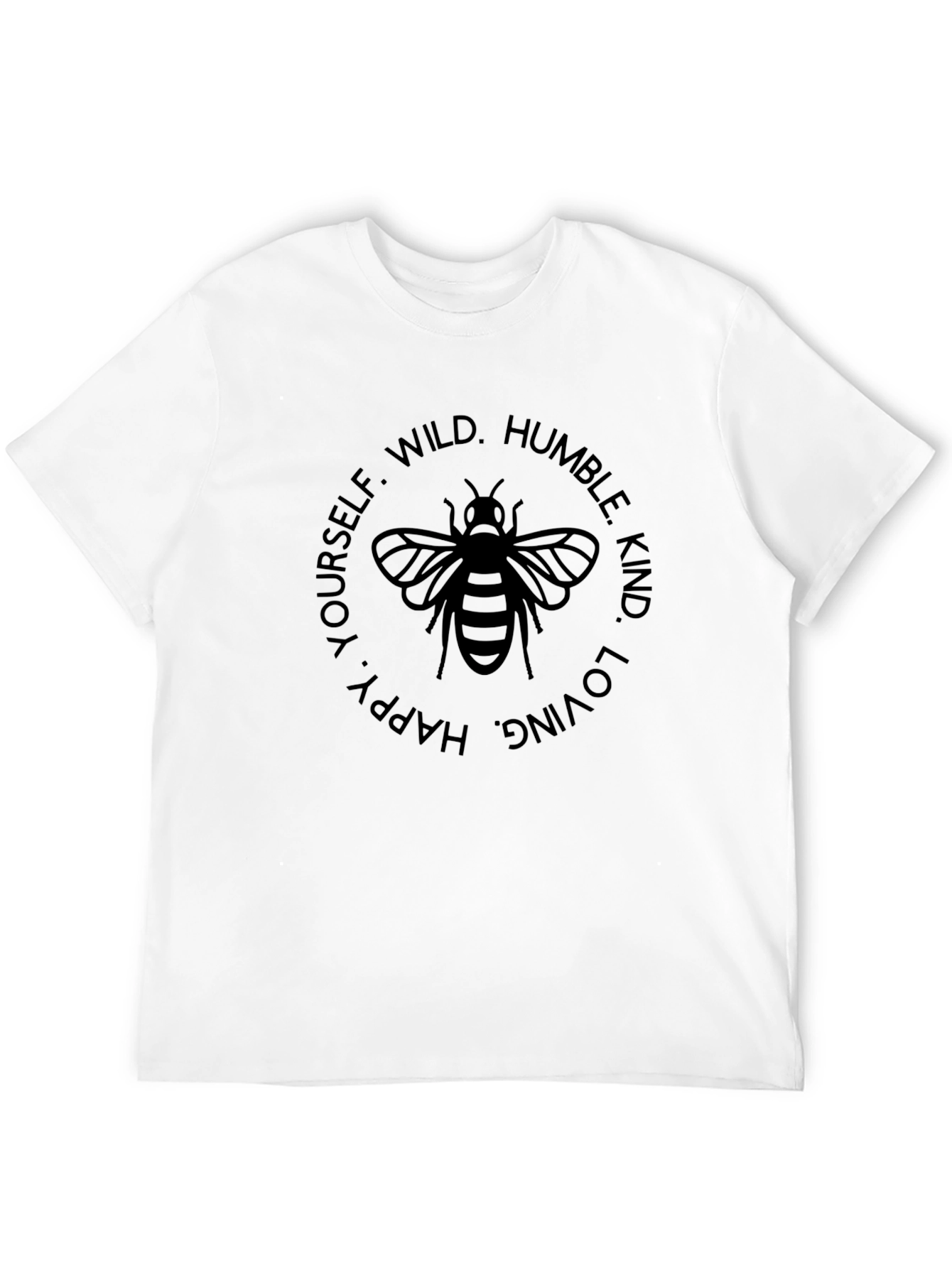 Black Bee Yourself Graphic T-Shirt - Humble, Kind, Loving Tee view 12