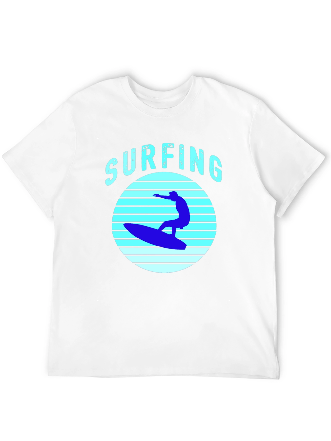 Black Surfing T-Shirt - Black Surf Graphic Tee view 12