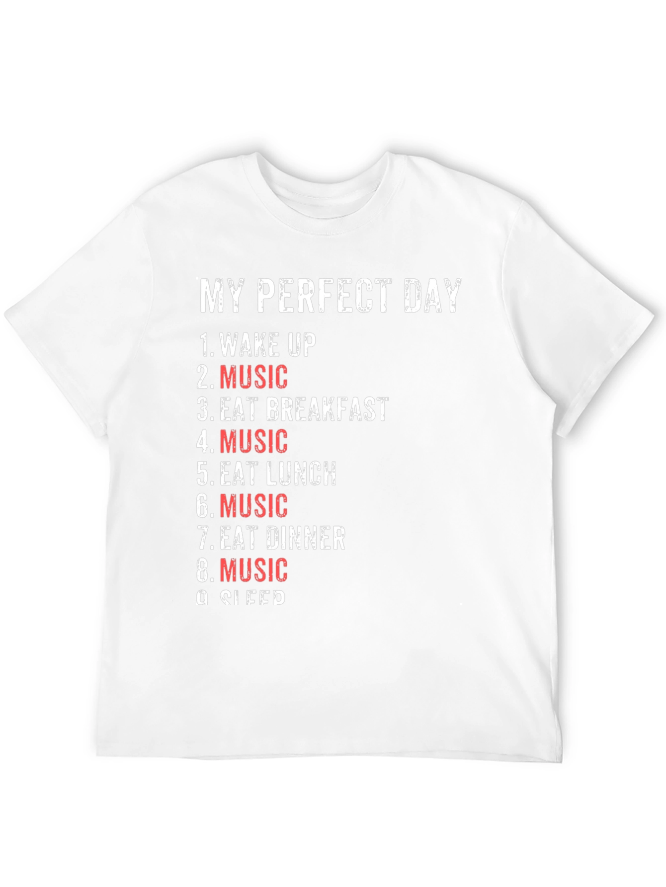 Black My Perfect Day - Music Lover's T-Shirt view 12