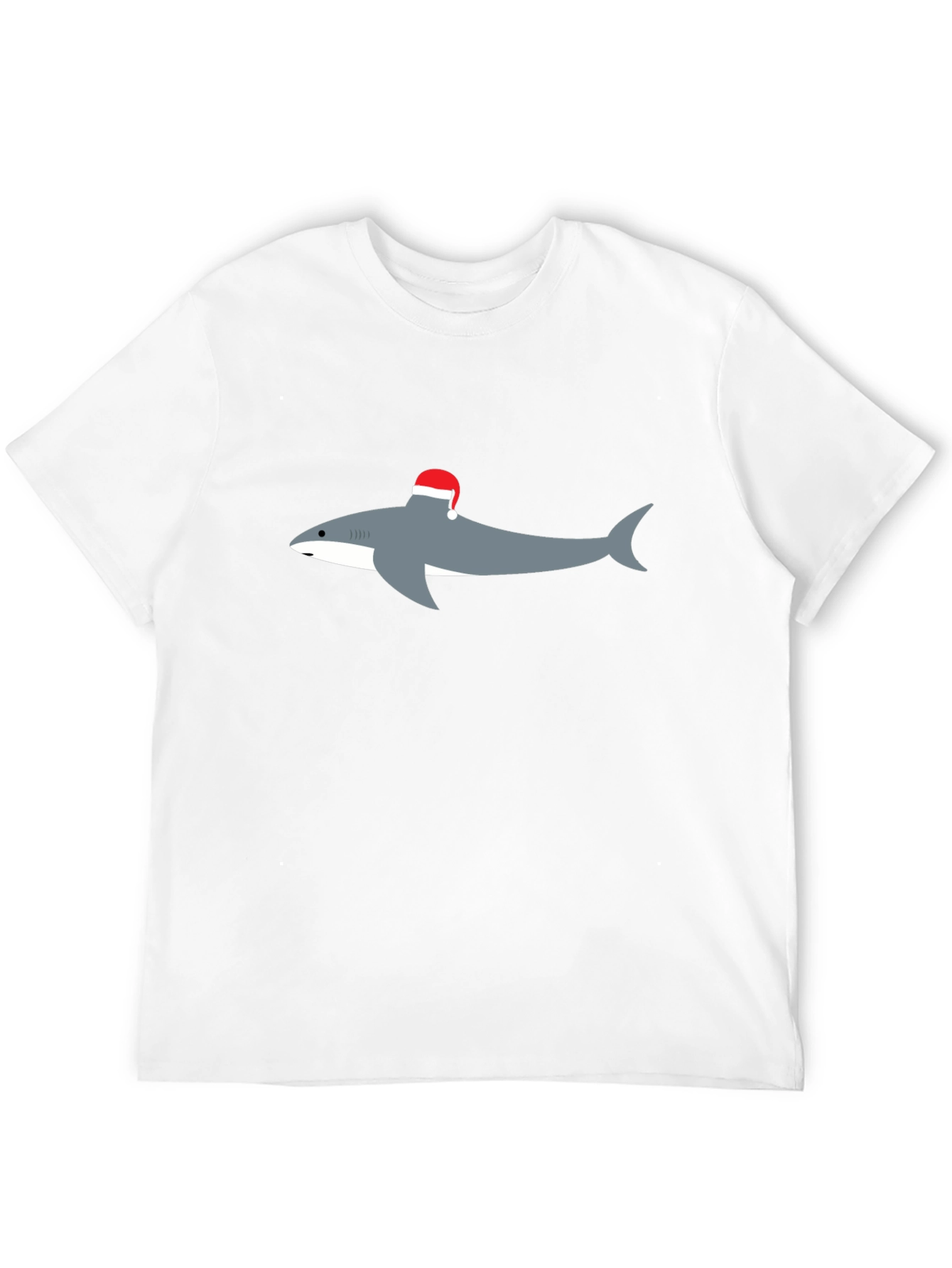 Black Shark Christmas T-Shirt - Holiday Gift view 12