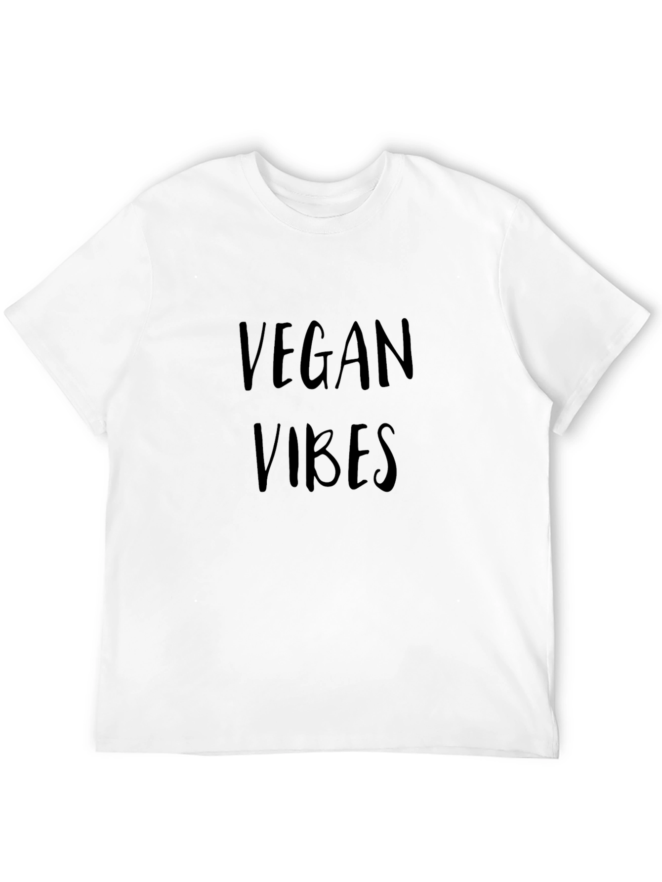 Black Vegan Vibes Black T-Shirt - Unisex Casual Tee view 12