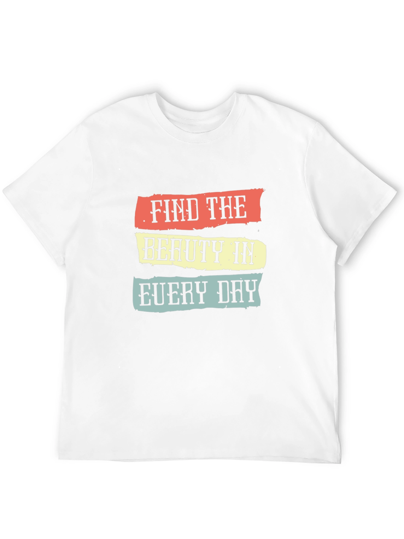 Black Find the Beauty T-Shirt - Inspirational Graphic Tee view 12