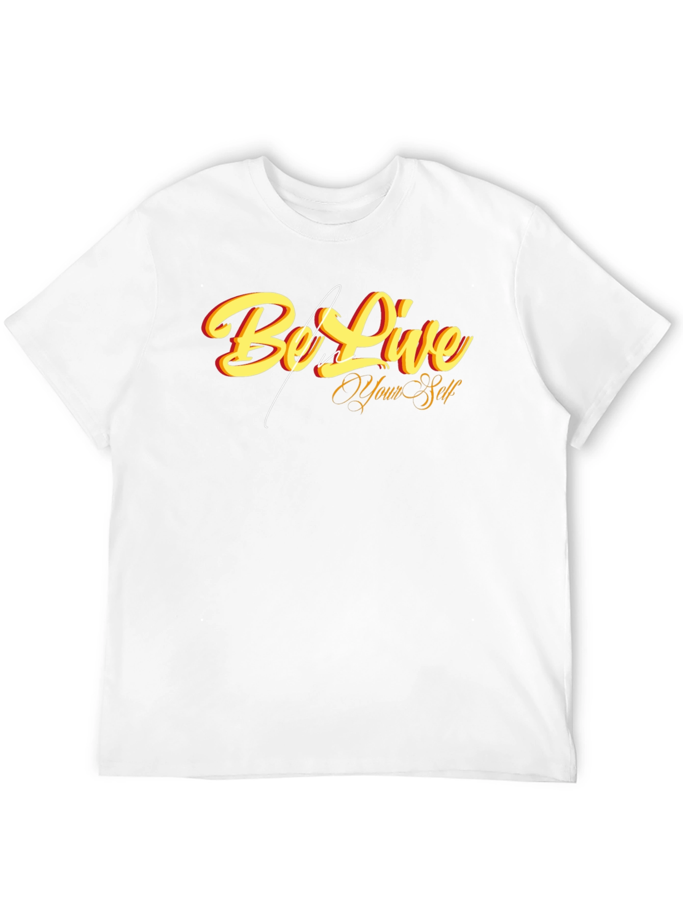 Black Be Live Your Self Graphic T-Shirt - Black view 12