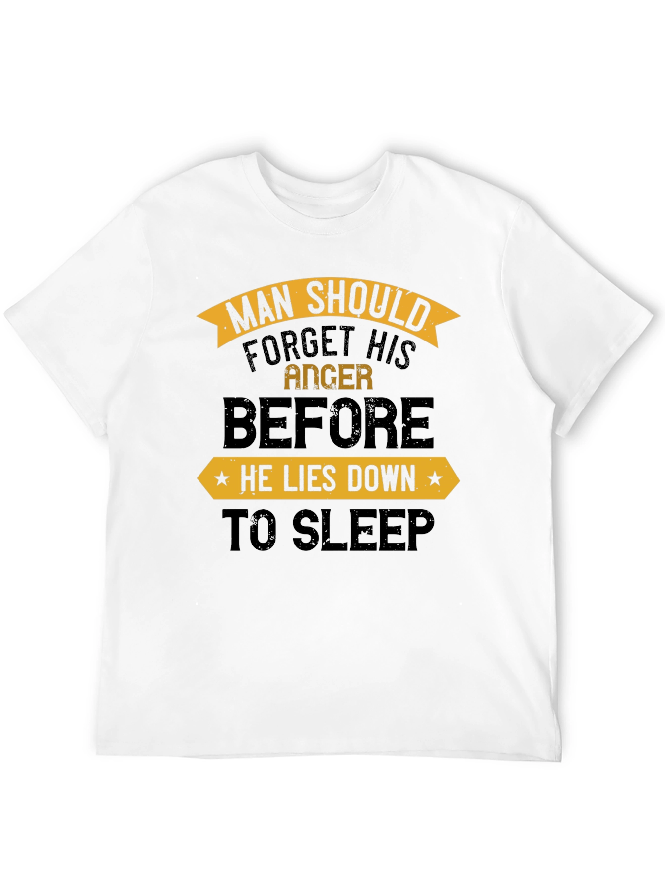 Black Man Should Forget Anger Before Sleep T-Shirt view 12